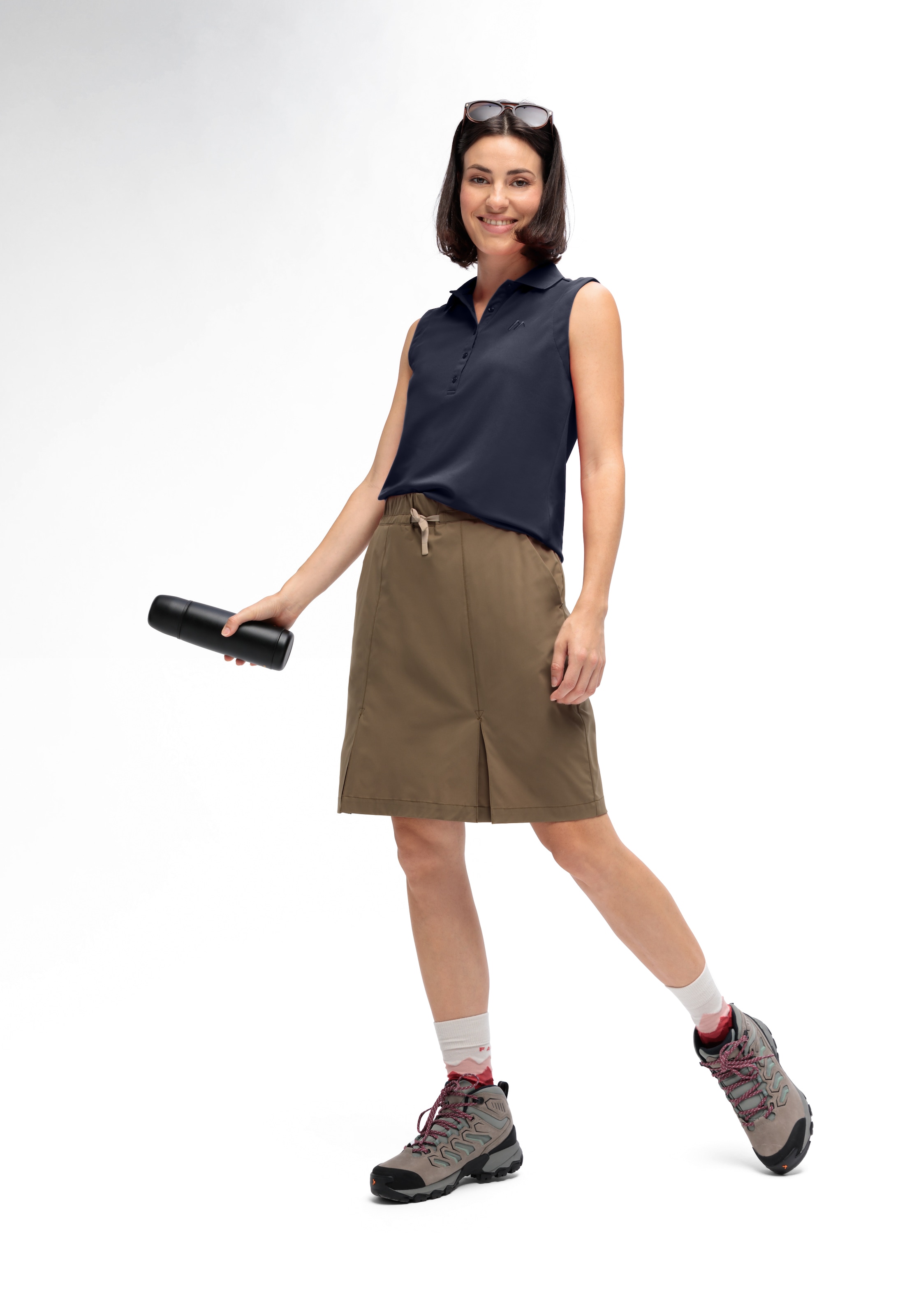 Maier Sports Poloshirt »Ulrike sleeveless«, Damen Funktionsshirt, ärmelloses Freizeitshirt, Regular Fit