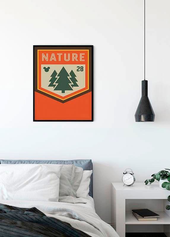 Komar Bild »Mickey Mouse Nature«, Disney, (1 St.), Wandbild zur Dekoration im Kinderzimmer - ohne Rahmen