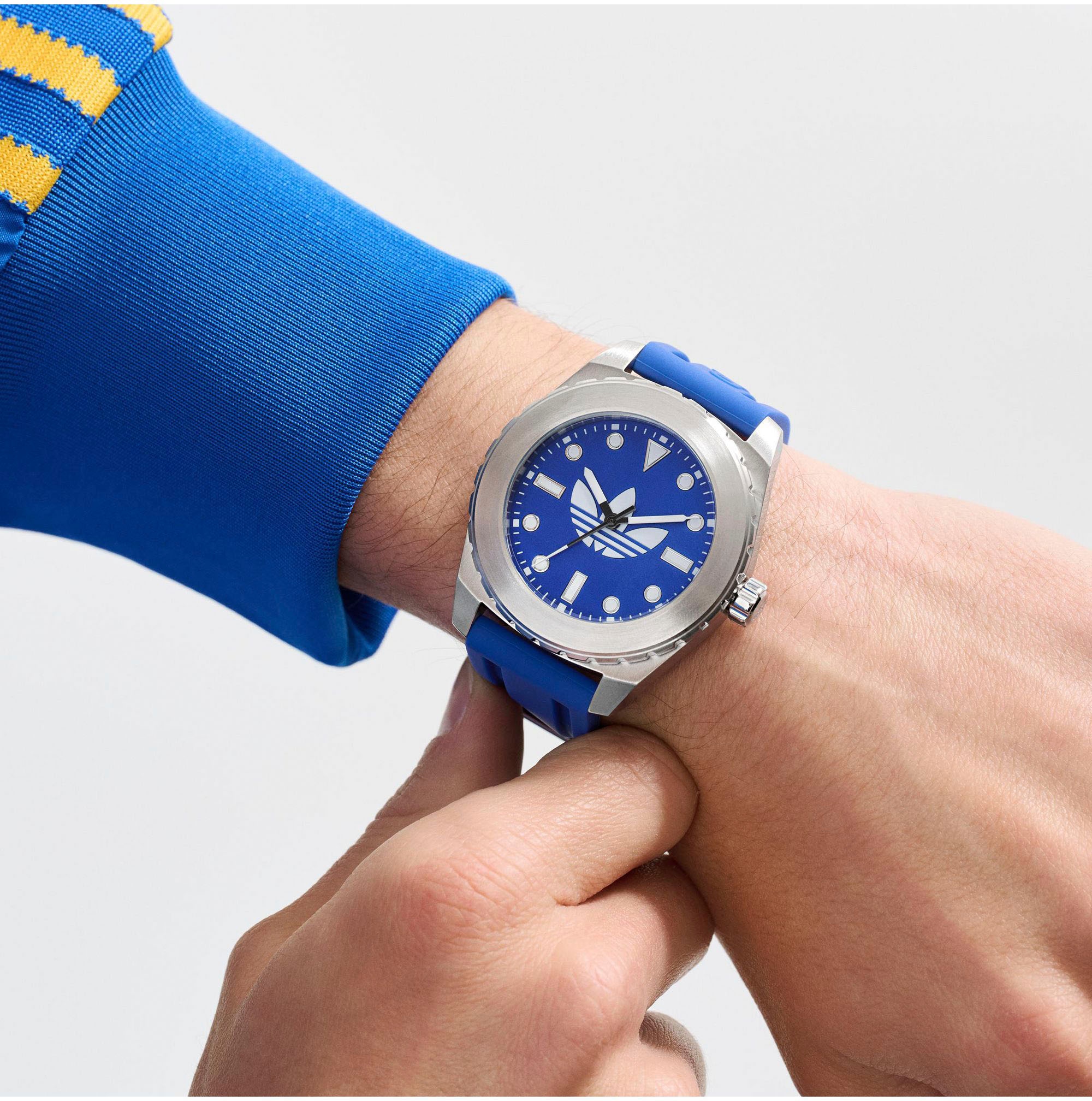adidas Originals Quarzuhr »DISCOVERER ONE«, Armbanduhr, Herren, Damen, Silikonarmband, wasserabweisend bis 5 bar