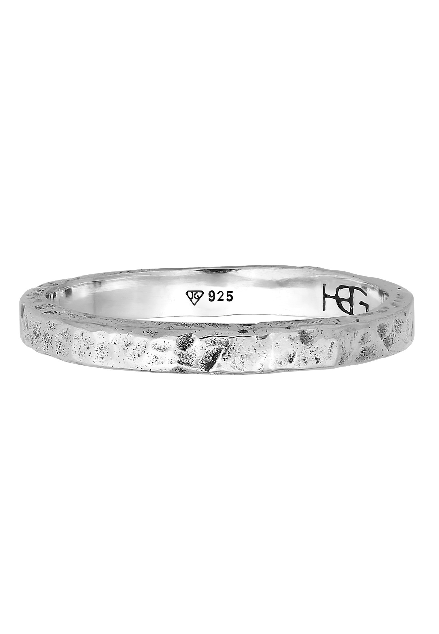 HAZE & GLORY Silberring »Ring Bandring - Zion Schmales Design 925 Silber«