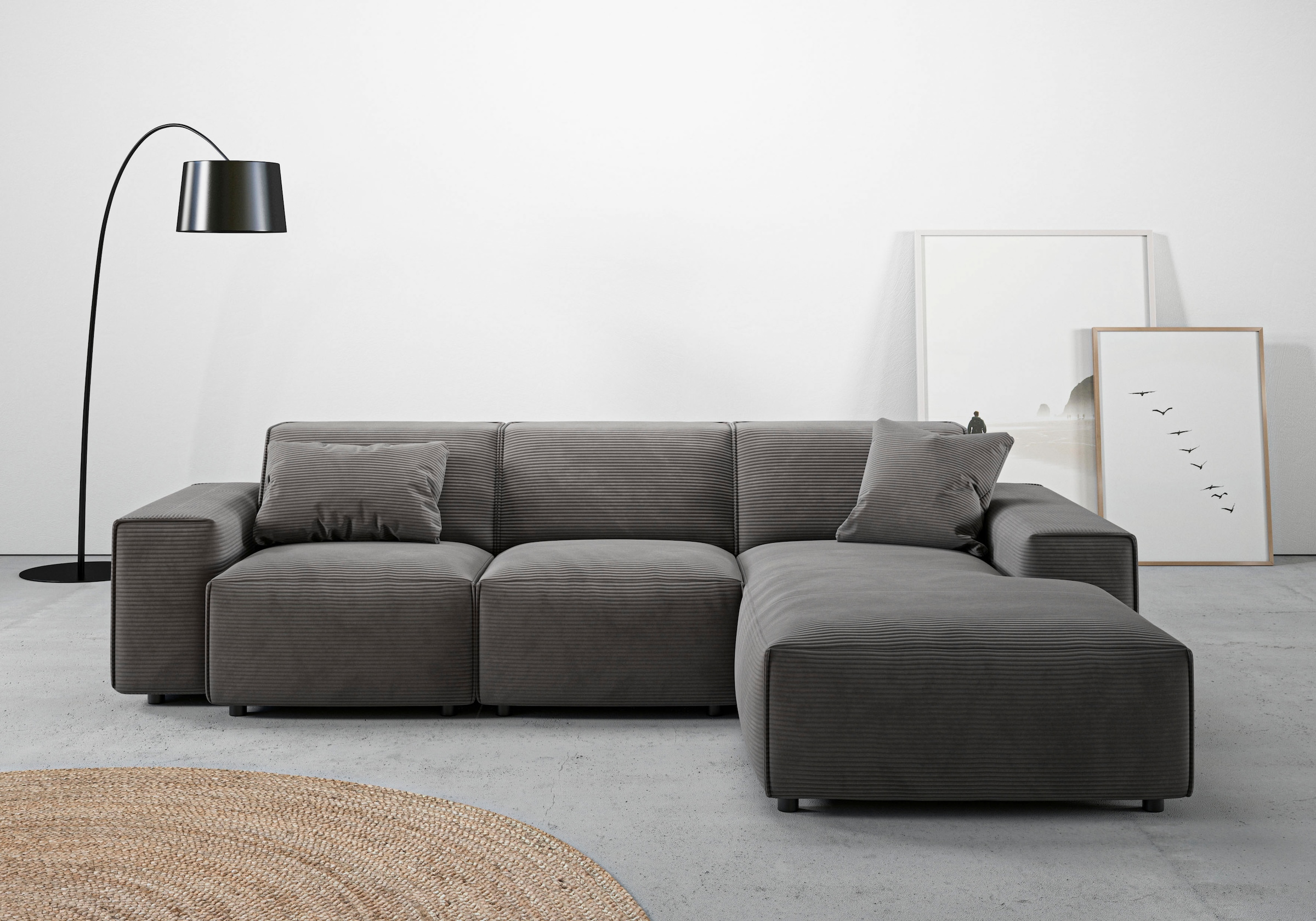 Ecksofa »Glimminge L-Form auch in Breitcord, Feincord + Easy care-Bezug,«, Breite 264,...