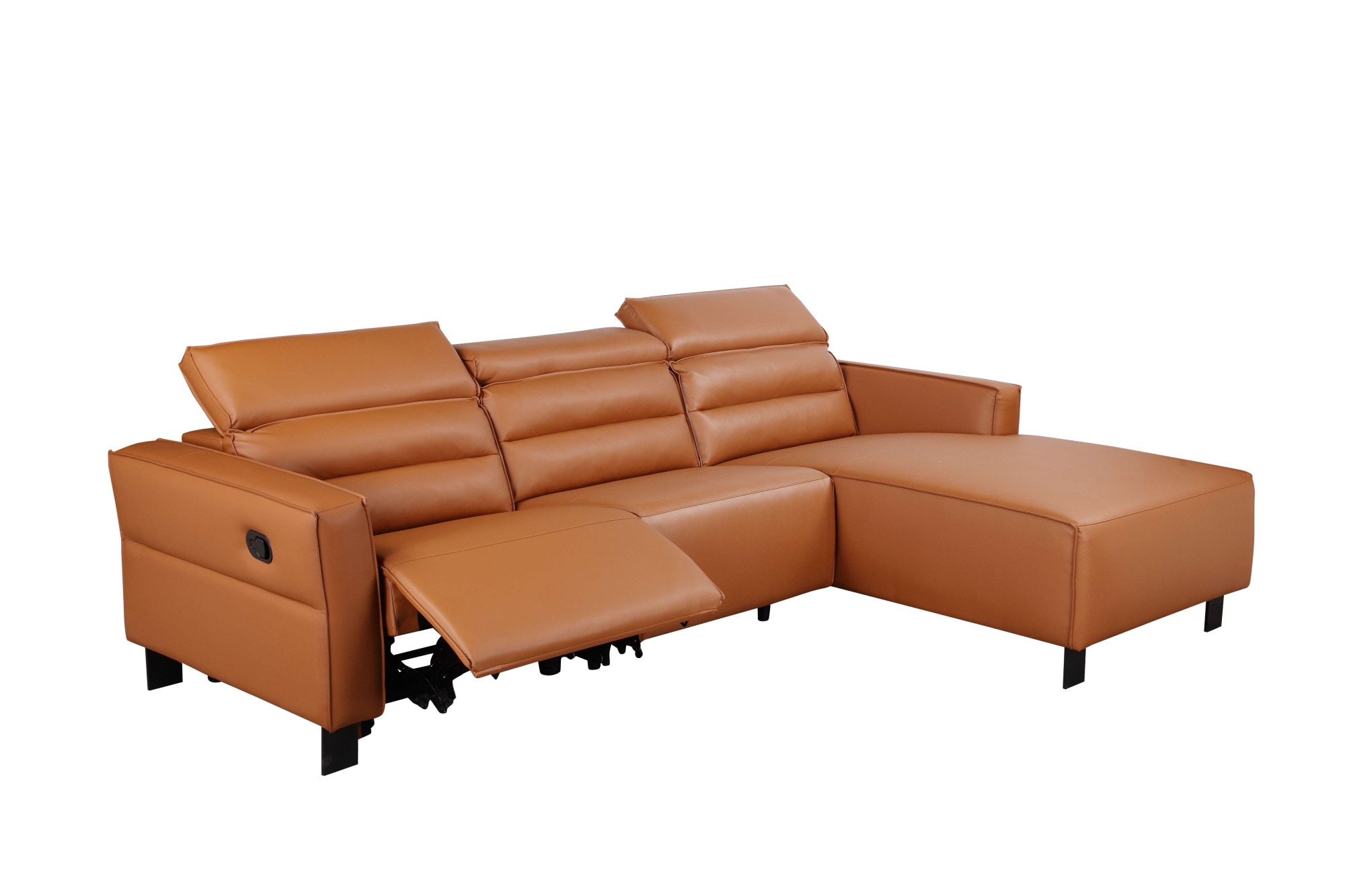 Places of Style Ecksofa »Carpari, L-Form, 263 cm, mit manueller o. elektrischer Relaxfunktion«, und USB/ Kopfteilverstellg