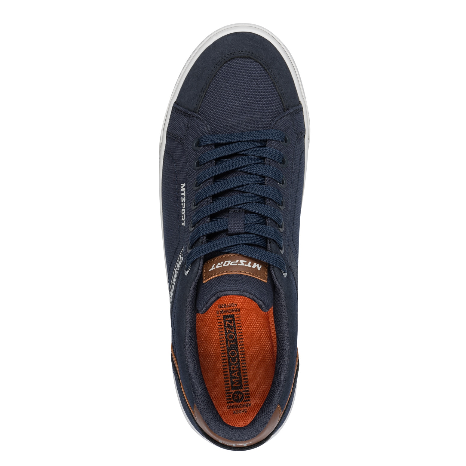MARCO TOZZI Sneaker  , Freizeitschuh, Halbschuh, Schnürschuh mit Kontrastbesätzen