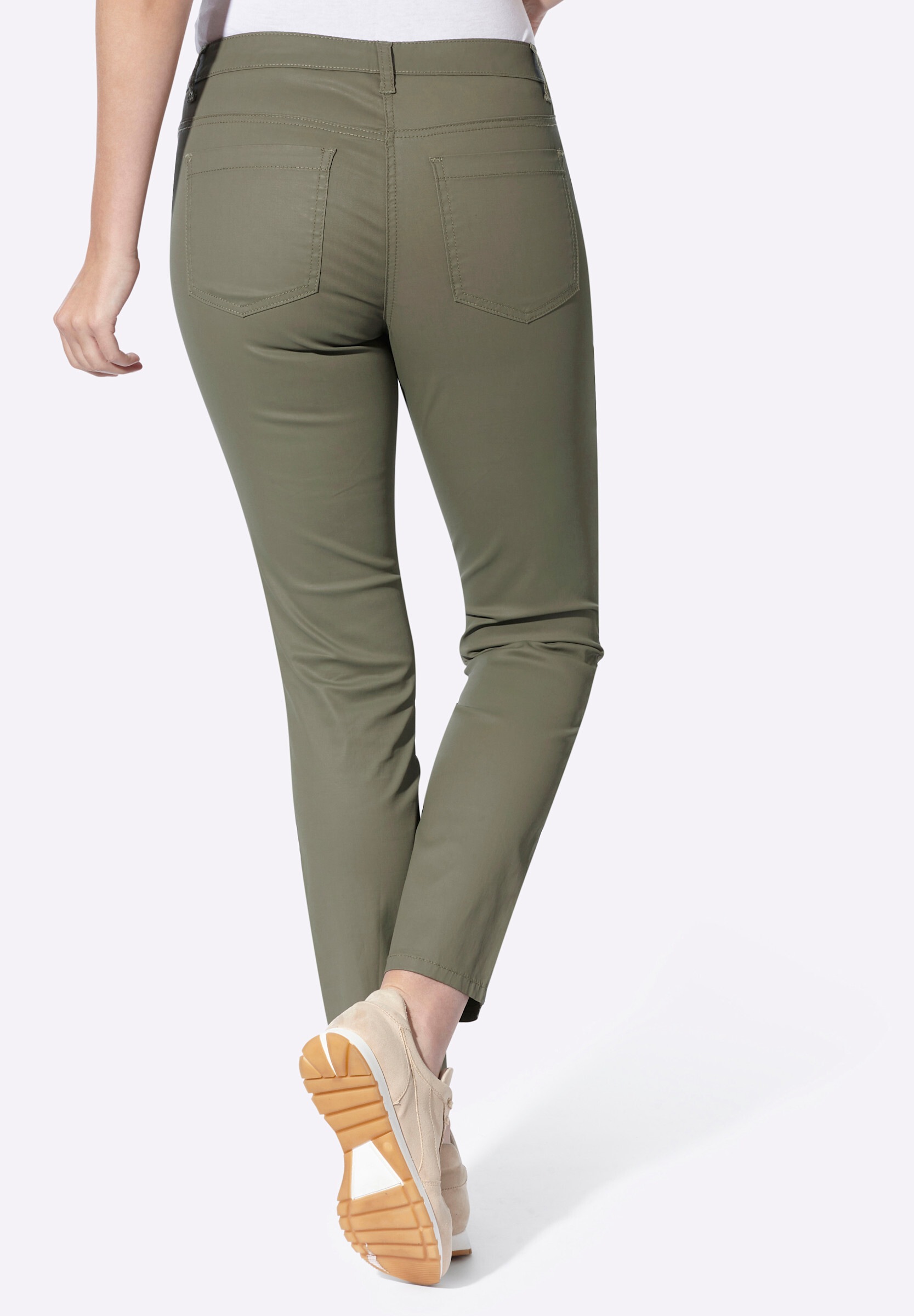 heine 5-Pocket-Hose »Hose 5-Pocket-Hose mit Glanz-Beschichtung«