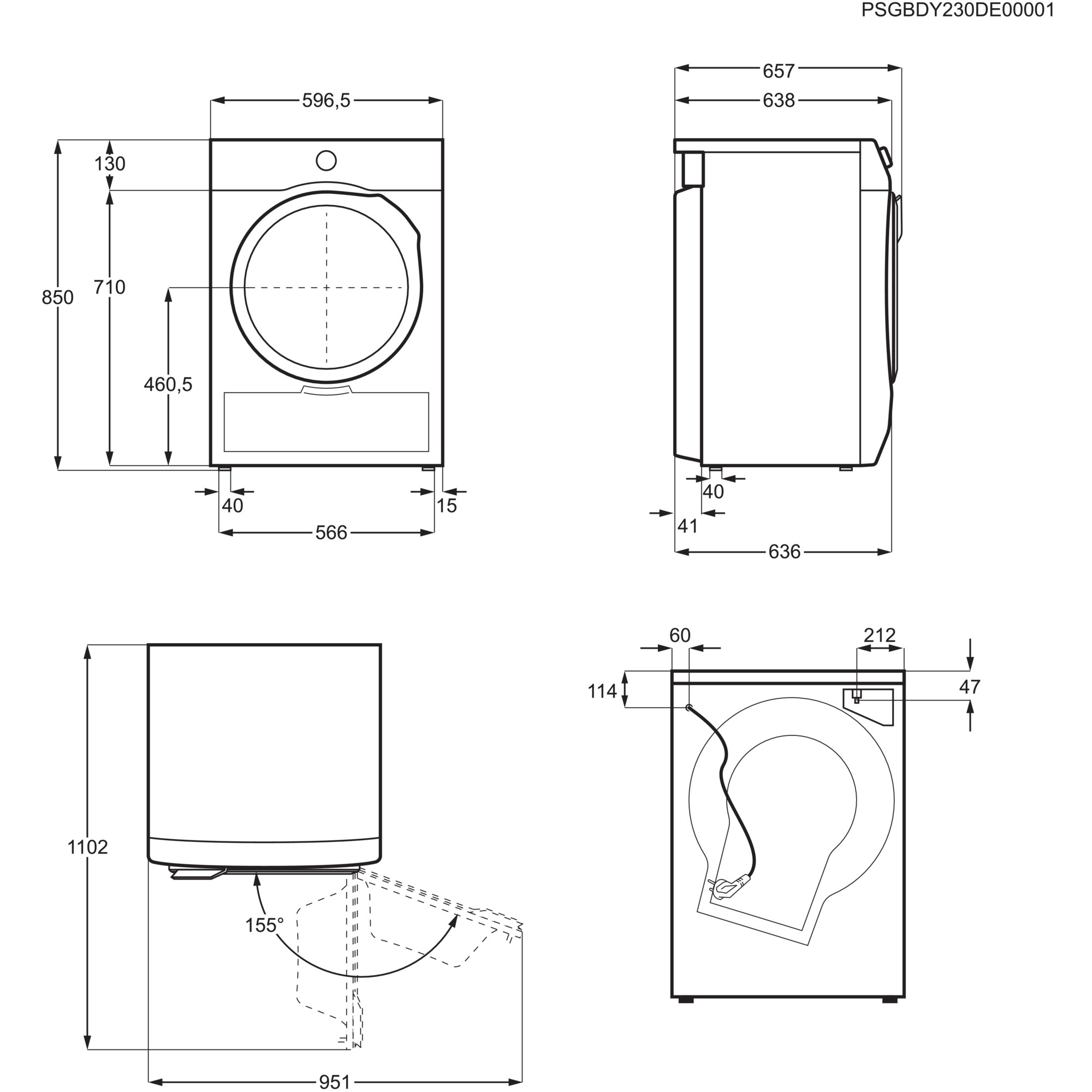 AEG Wärmepumpentrockner »TR9W75780«, 8 kg, WLAN-fähiger Trockner, steuerbar über die AEG App
