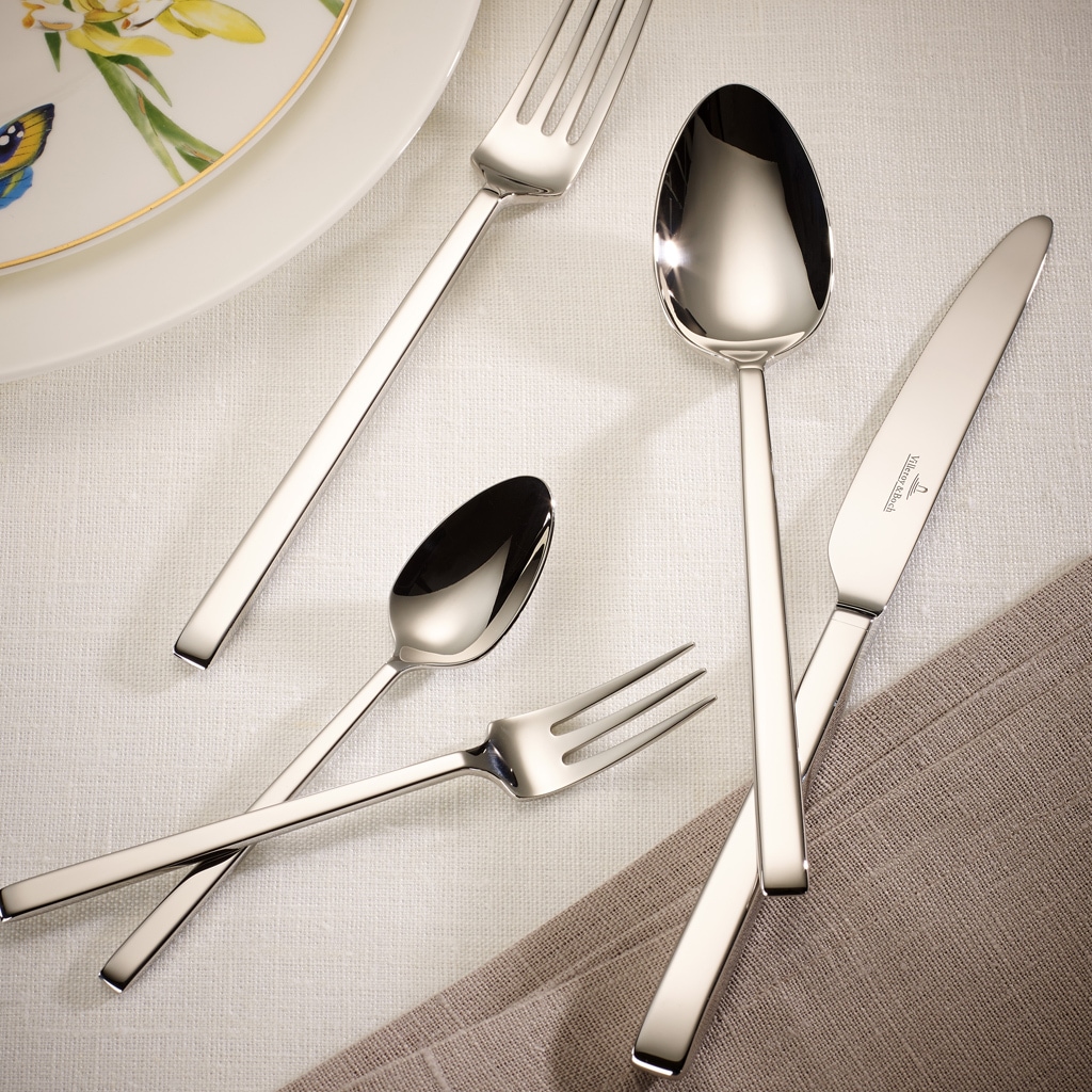 Villeroy & Boch Tafelgabel »Tafelgabel La Classica 208 mm 6er Set silber« Spülmaschinenfest