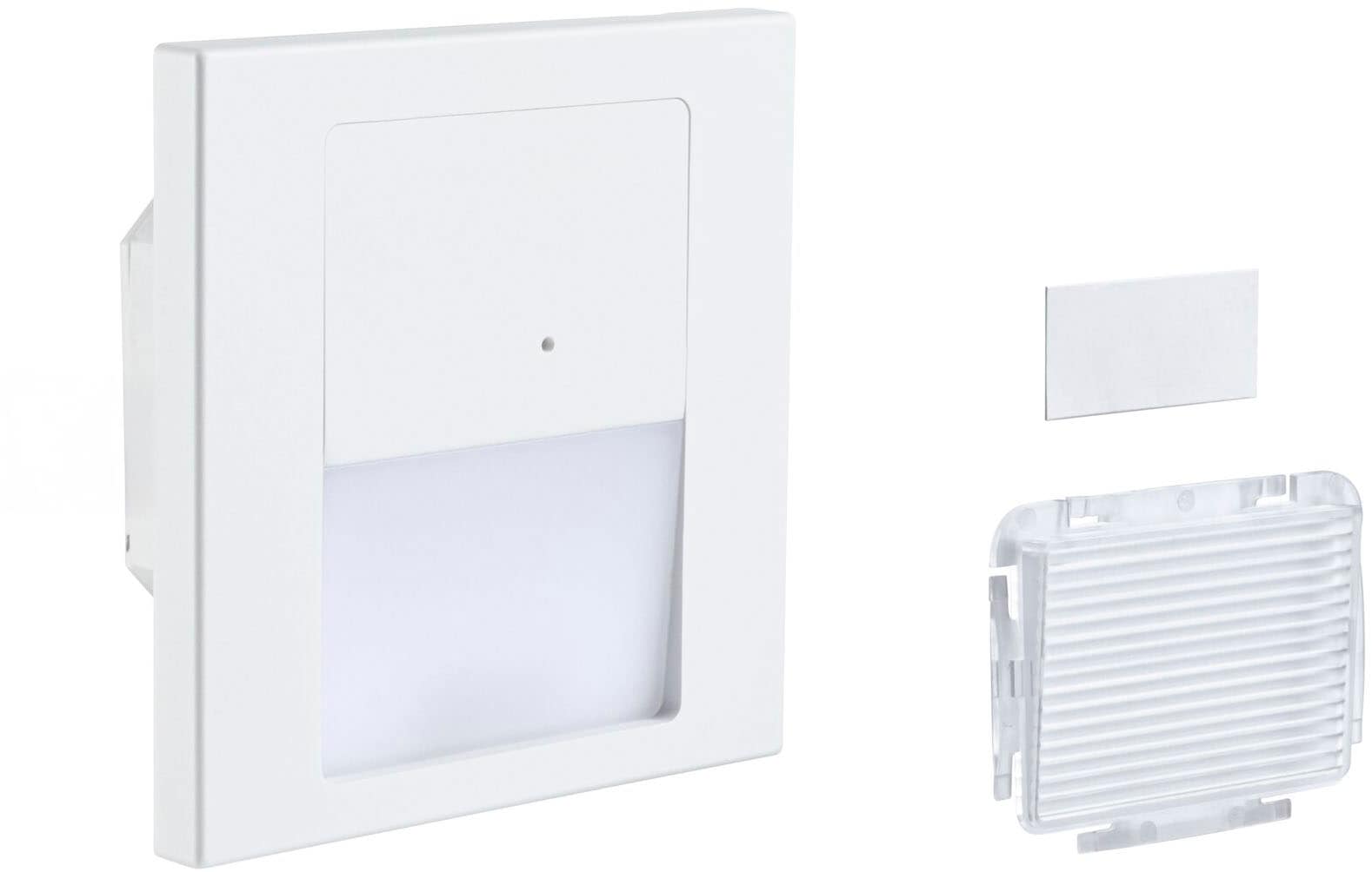 Paulmann LED Einbauleuchte »LED Wandeinbauleuchte Tsaro eckig 80x36mm« 1 Stk. Warmweiß