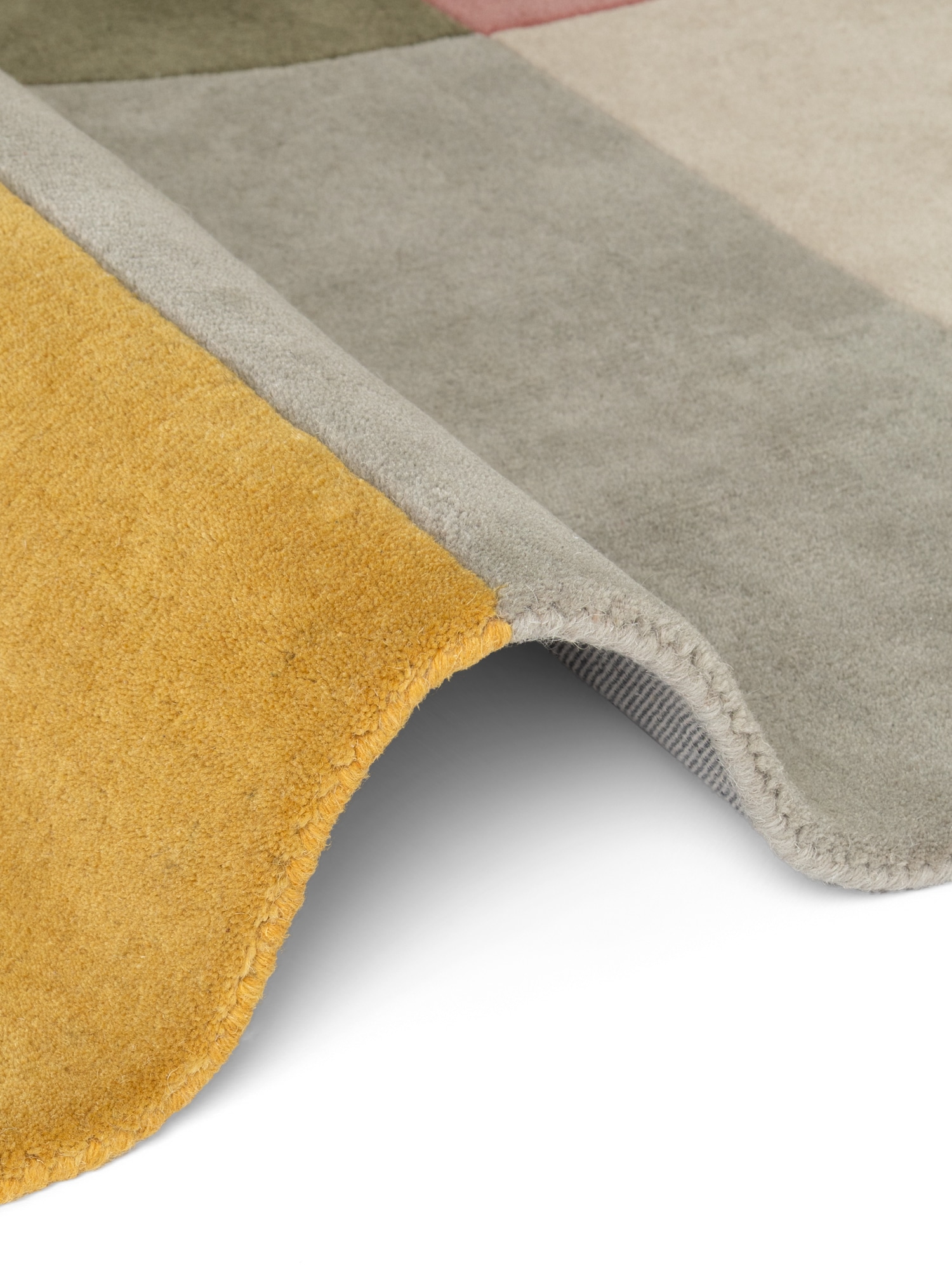 Ted Baker Wollteppich »Curzon« rechteckig 17 mm Höhe Wolle, Naturteppich, Handgemacht, Wohnzimmer, Schlafzimmer, bunt