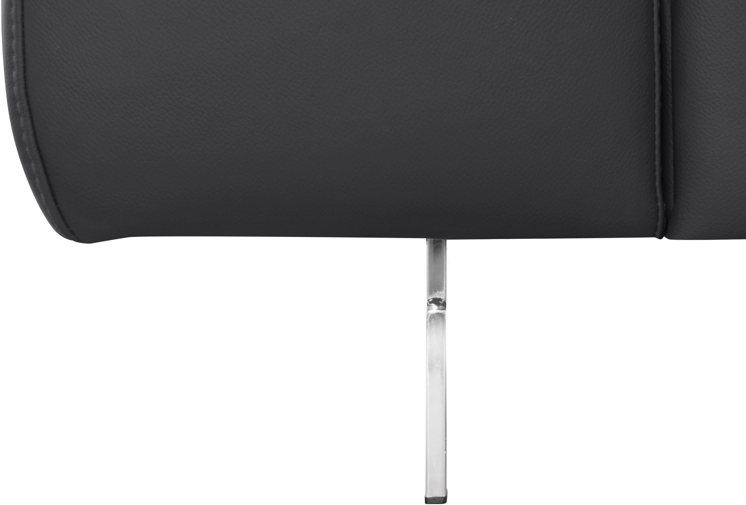 COTTA Ecksofa »Chef L-Form«, mit Kopfteilverstellung, edle Metallkufen, wahlweise mit Bettfunktion