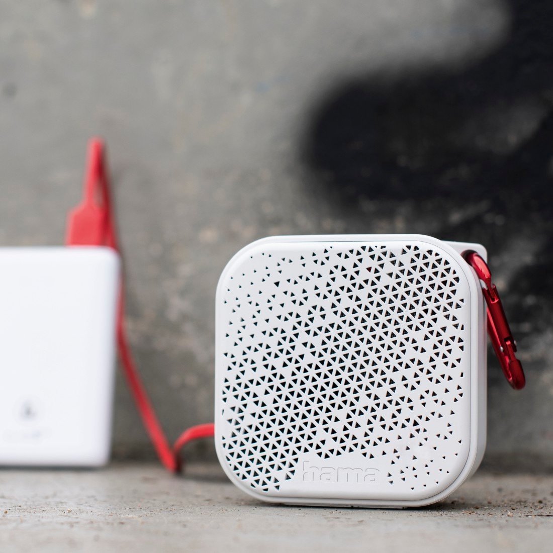 Hama Bluetooth-Lautsprecher »Mini Bluetooth Lautsprecher (wasserdicht IP67, 3,5W, mobil, Karabiner)«