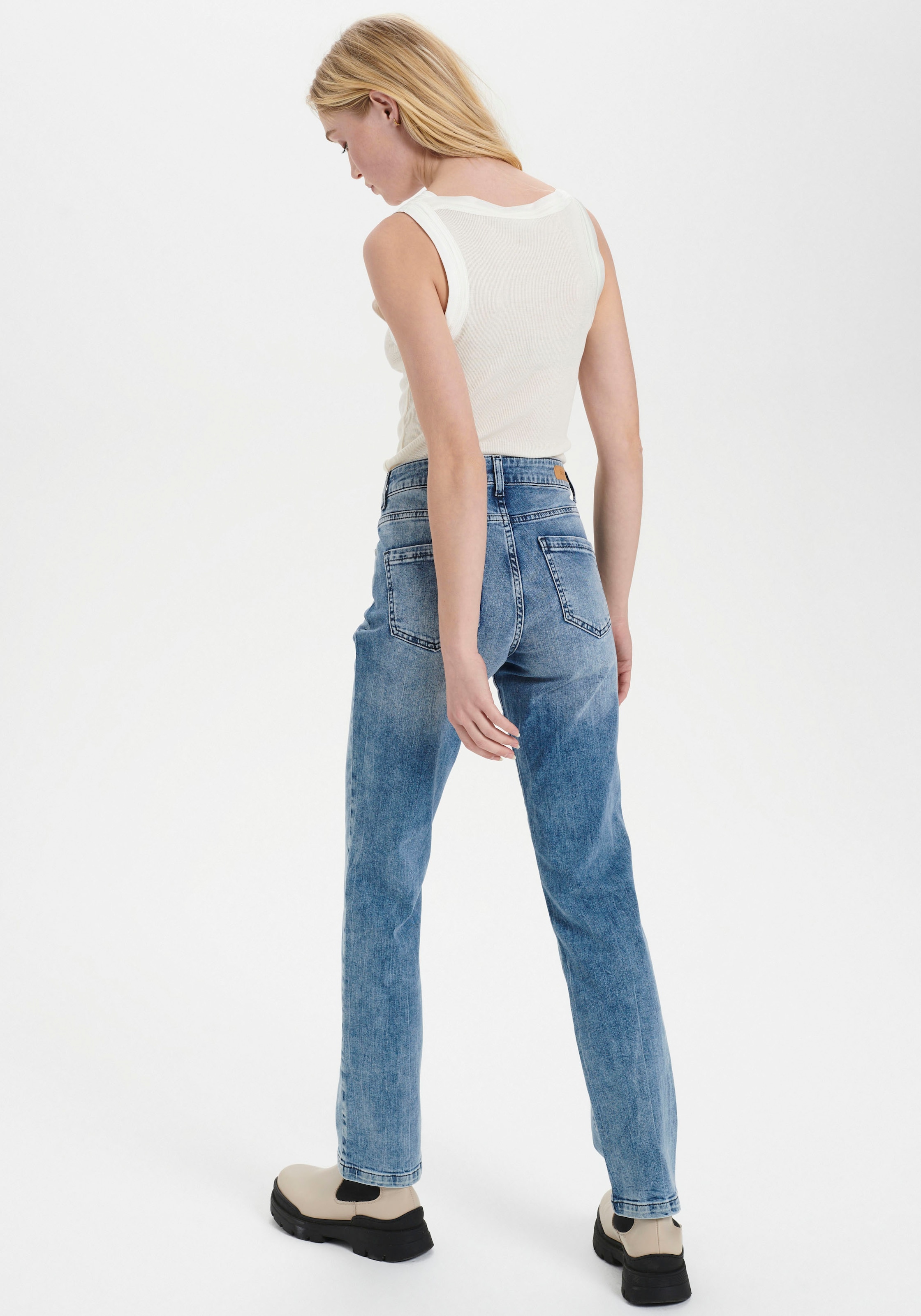 Saint Tropez Tanktop »SZ-MAYA TANK TOP«, mit Seidenanteil