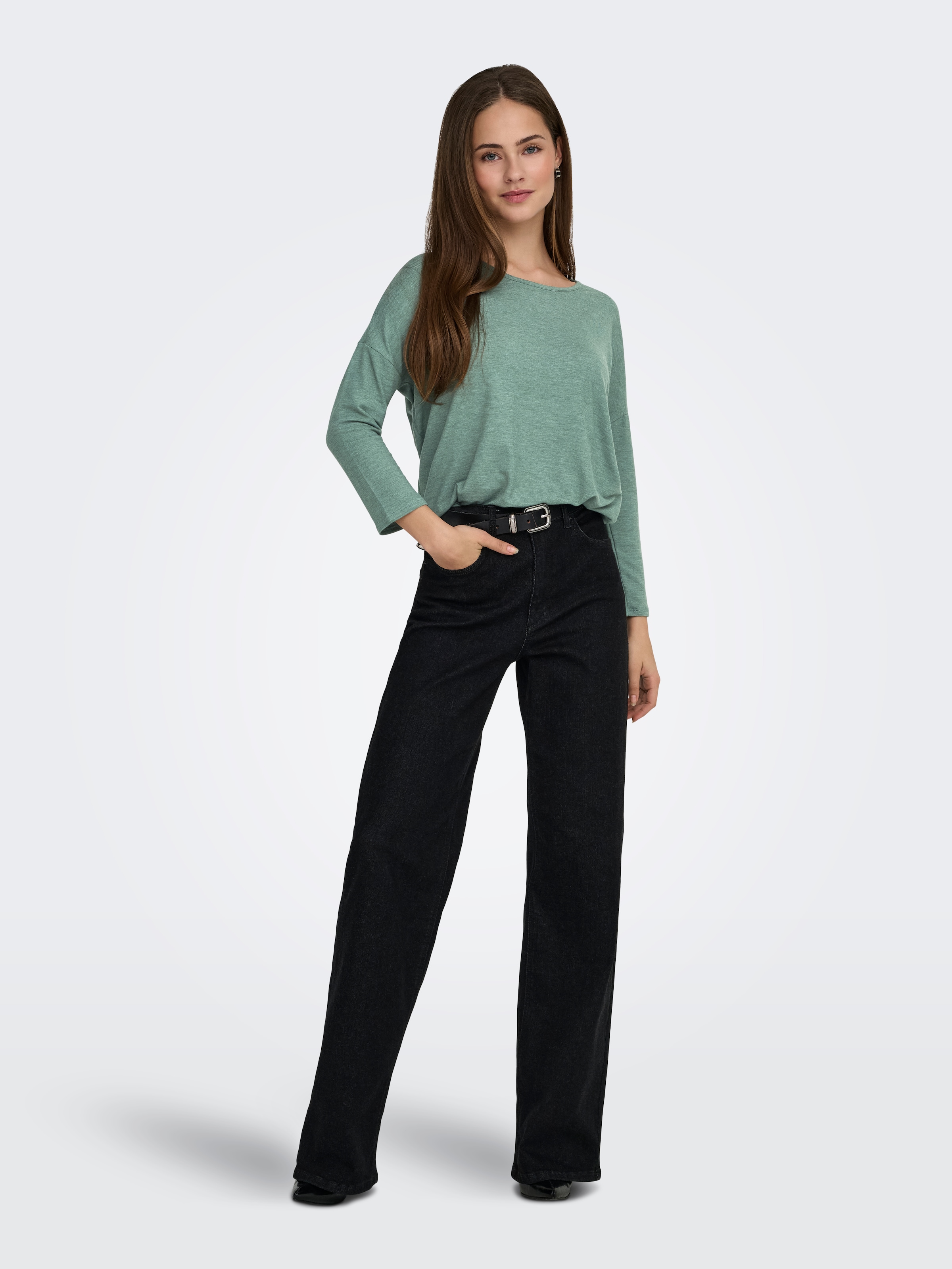 ONLY »ONLGLAMOUR 3/4 TOP JRS NOOS« in lässiger Oversize-Form