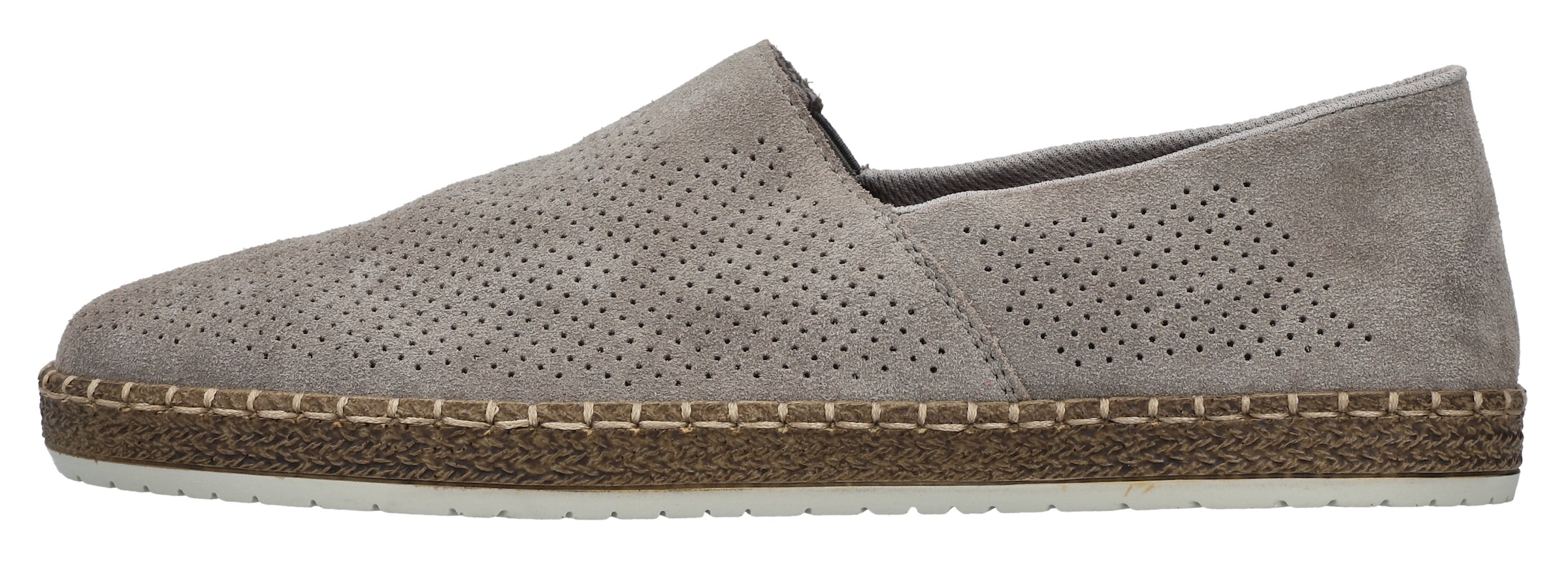 Rieker Slipper  , Schlupfschuh, Casual-Slipper, Mokassin mit Perforation
