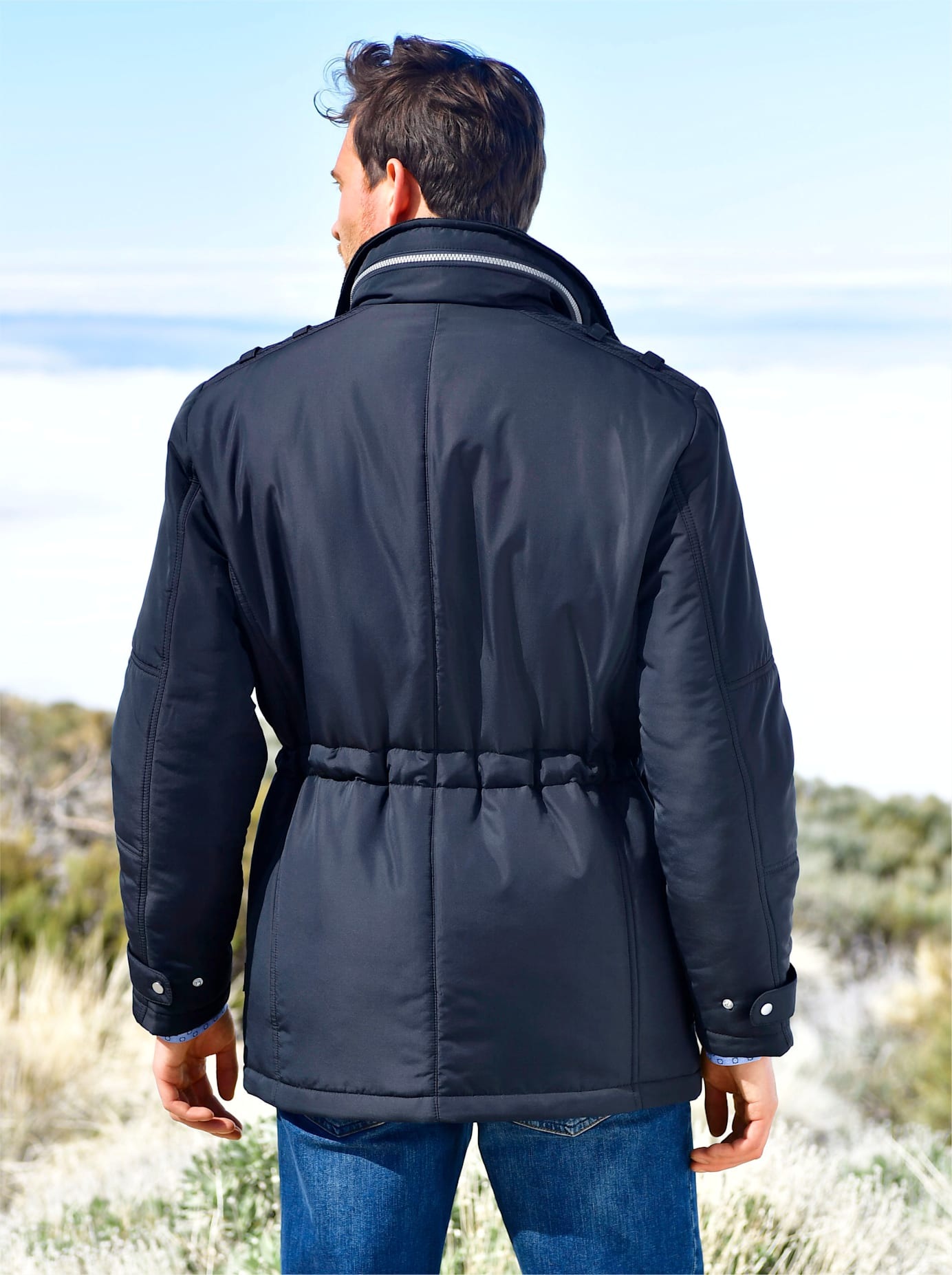 Marco Donati Allwetterjacke, mit Kapuze