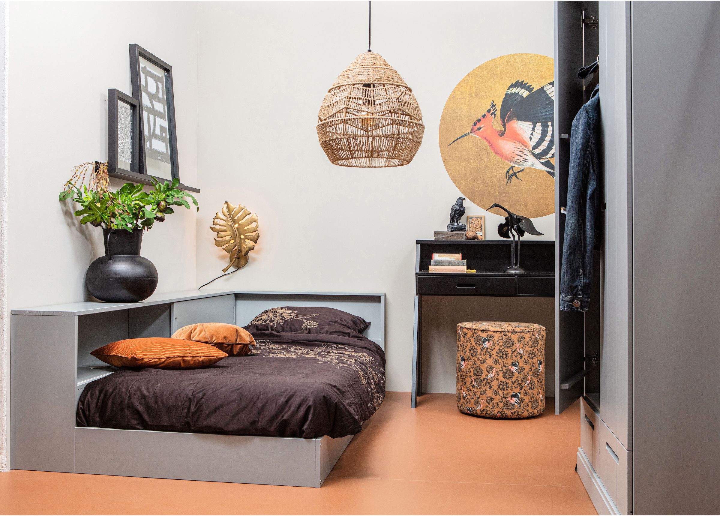 WOOOD Kleiderschrank »Connect Garderobenschrank, Mehrzweckschrank  mit Schubkästen« 2-türiger Kleiderschrank Connect aus FSC-Kiefer, modular & praktisch