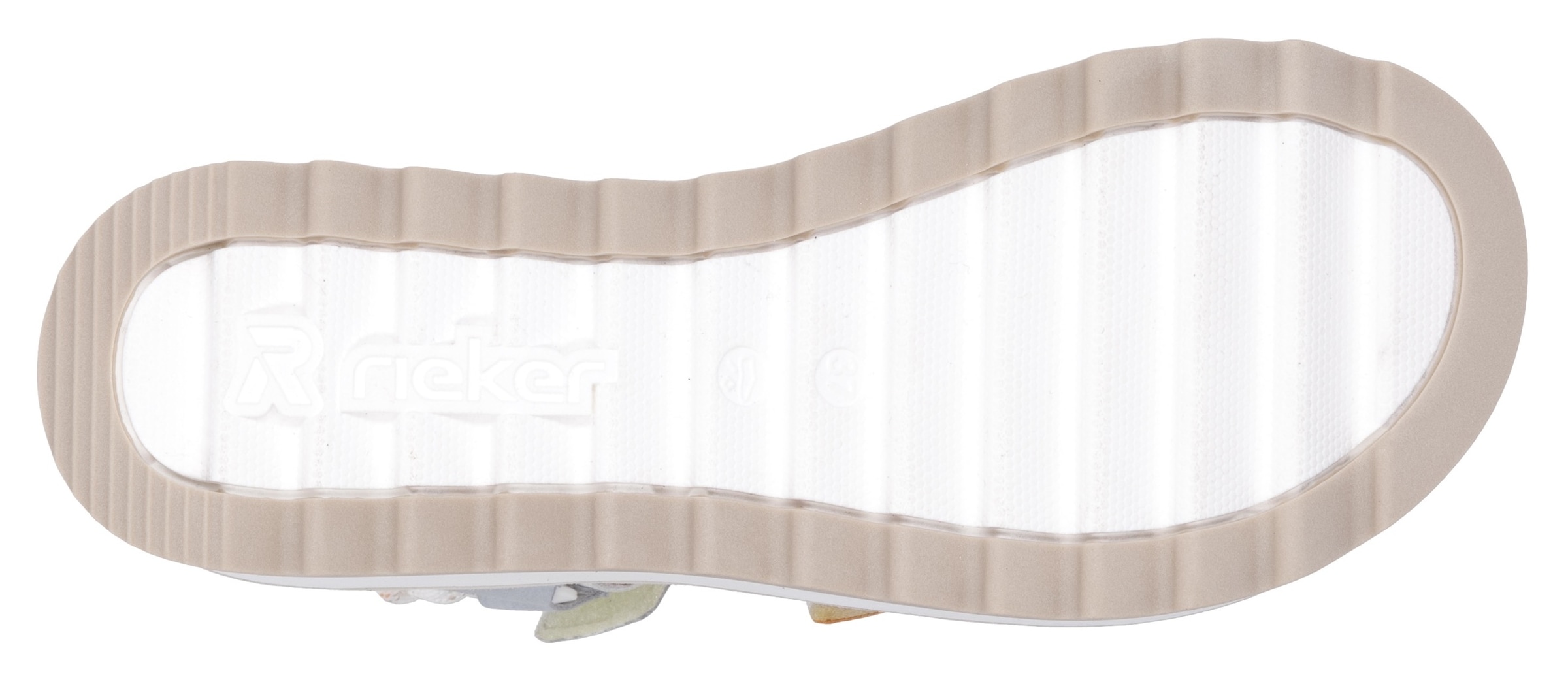RIEKER Sport Plateausandale »Adelaide«, Sommerschuh, Outdoorsandale, Sandalette mit Klettverschlüsse