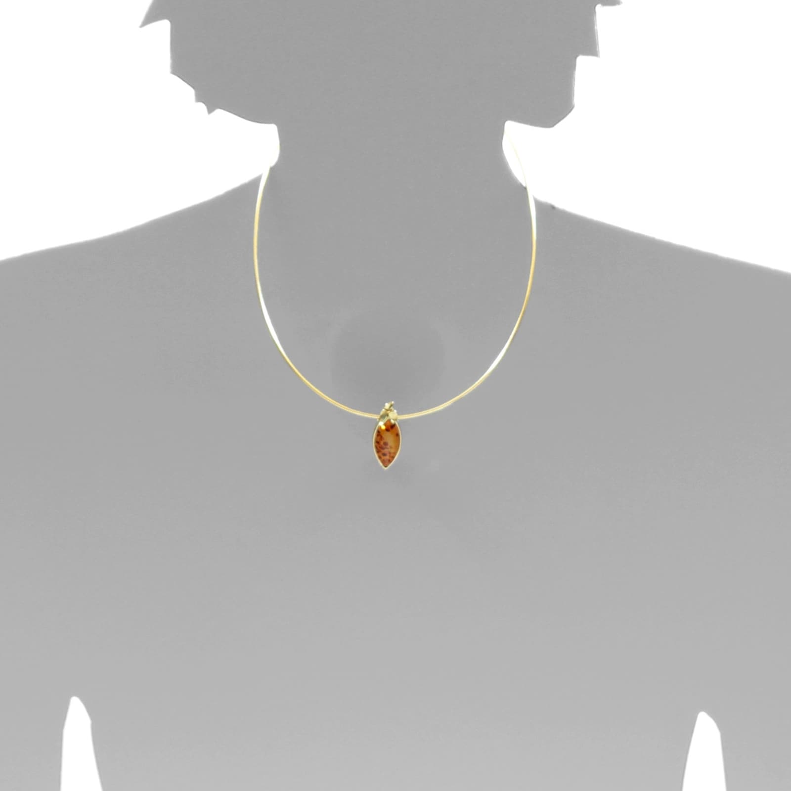 OSTSEE-SCHMUCK Kettenanhänger »- Gleiter-Majken - Gold 585/000 - Bernstein«