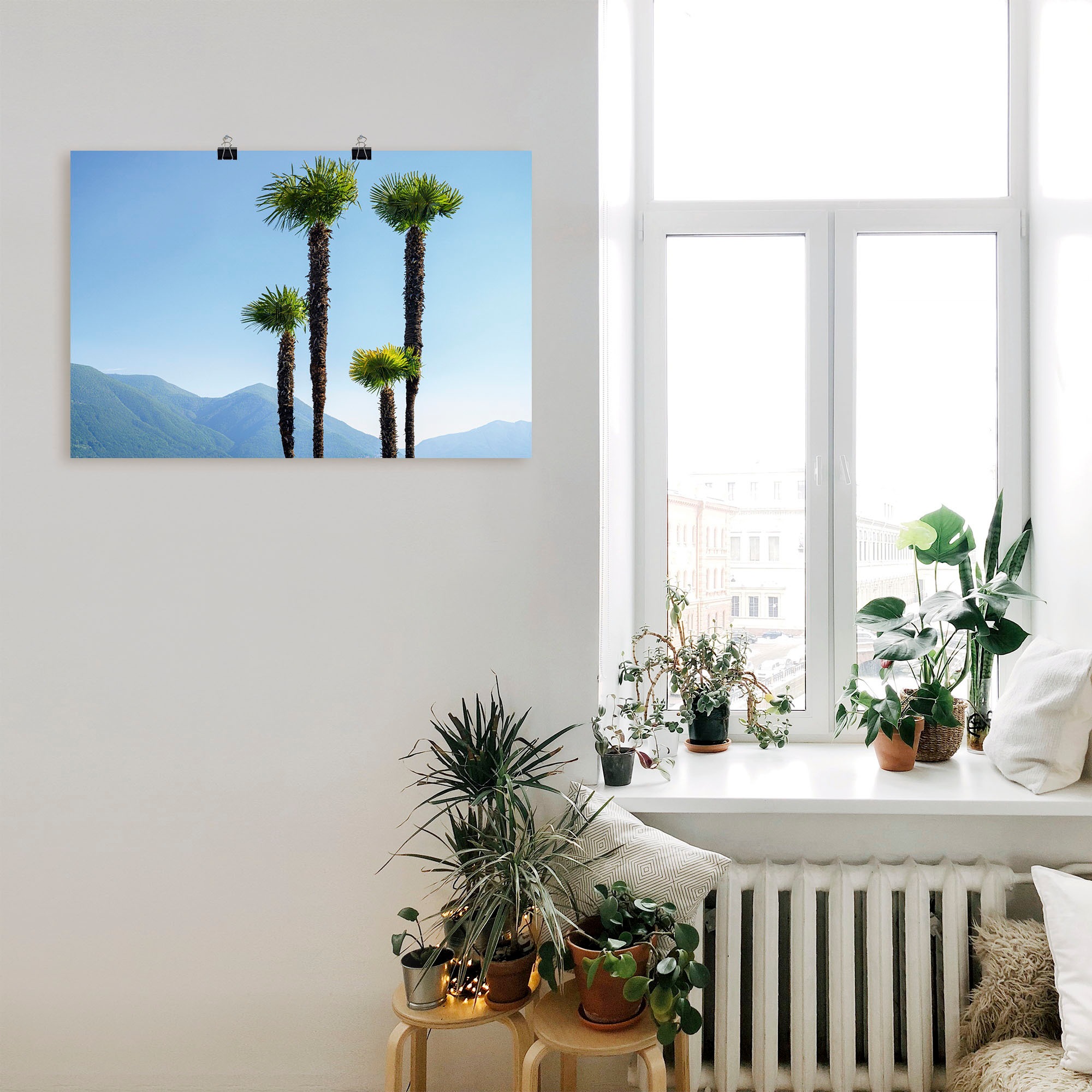 Artland Wandbild »Im Tessin«, Baumbilder, (1 St.), als Alubild, Leinwandbild, Wandaufkleber oder Poster in versch. Größen