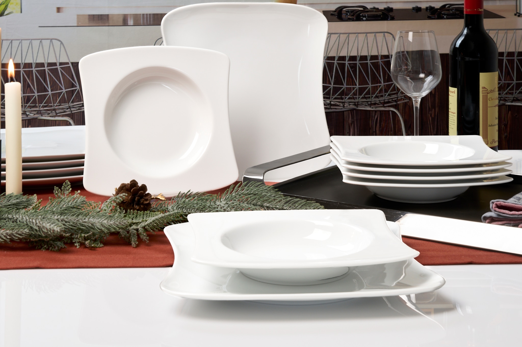 Retsch Arzberg Kombiservice »Geschirr-Set, Service SANDY« Porzellan Made in Germany, 30 Teile, für 6 Personen