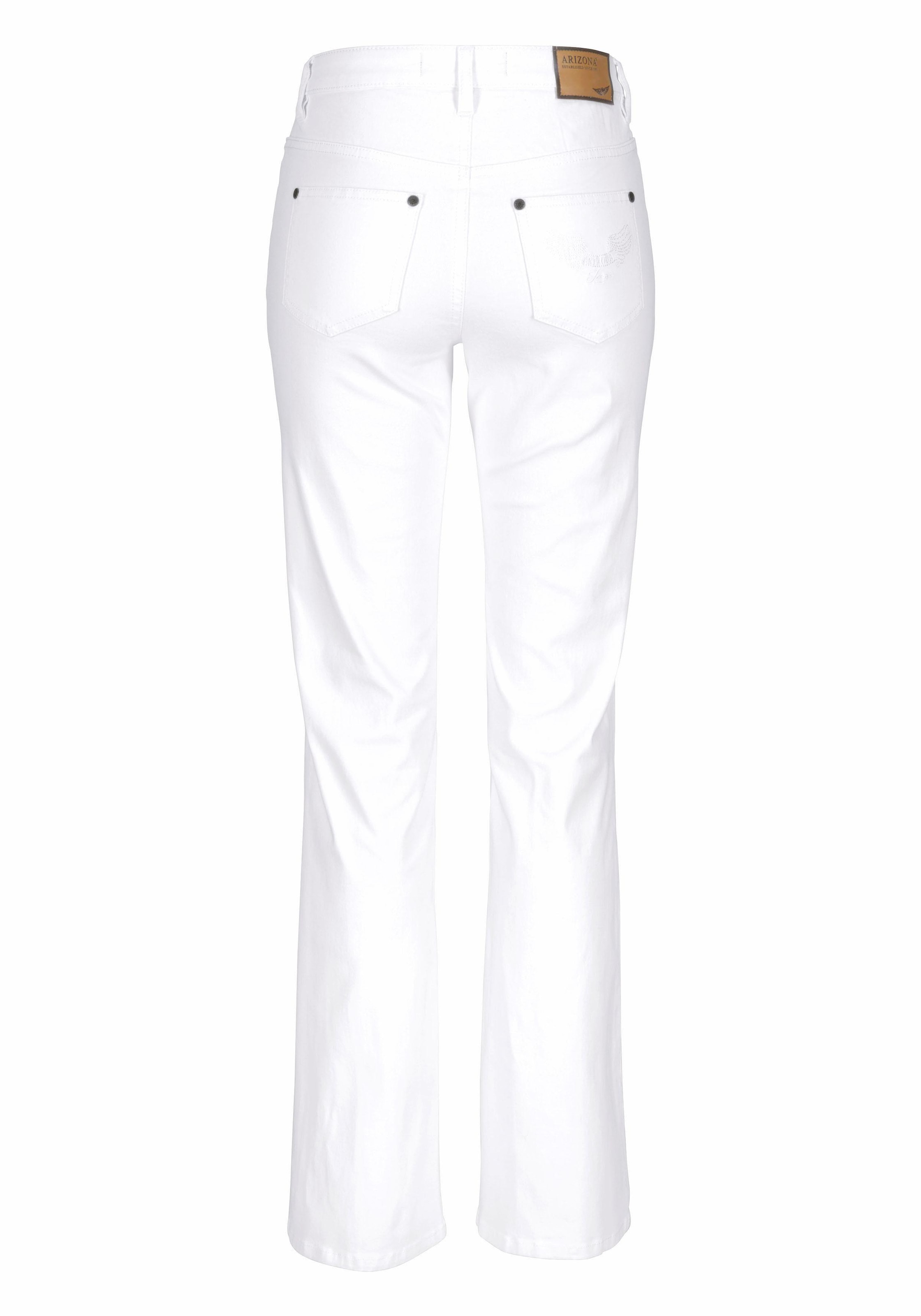 Arizona Bootcut-Jeans »Comfort-Fit«, ausgestellte Beinform, mit Eingrifftaschen, High-Waist