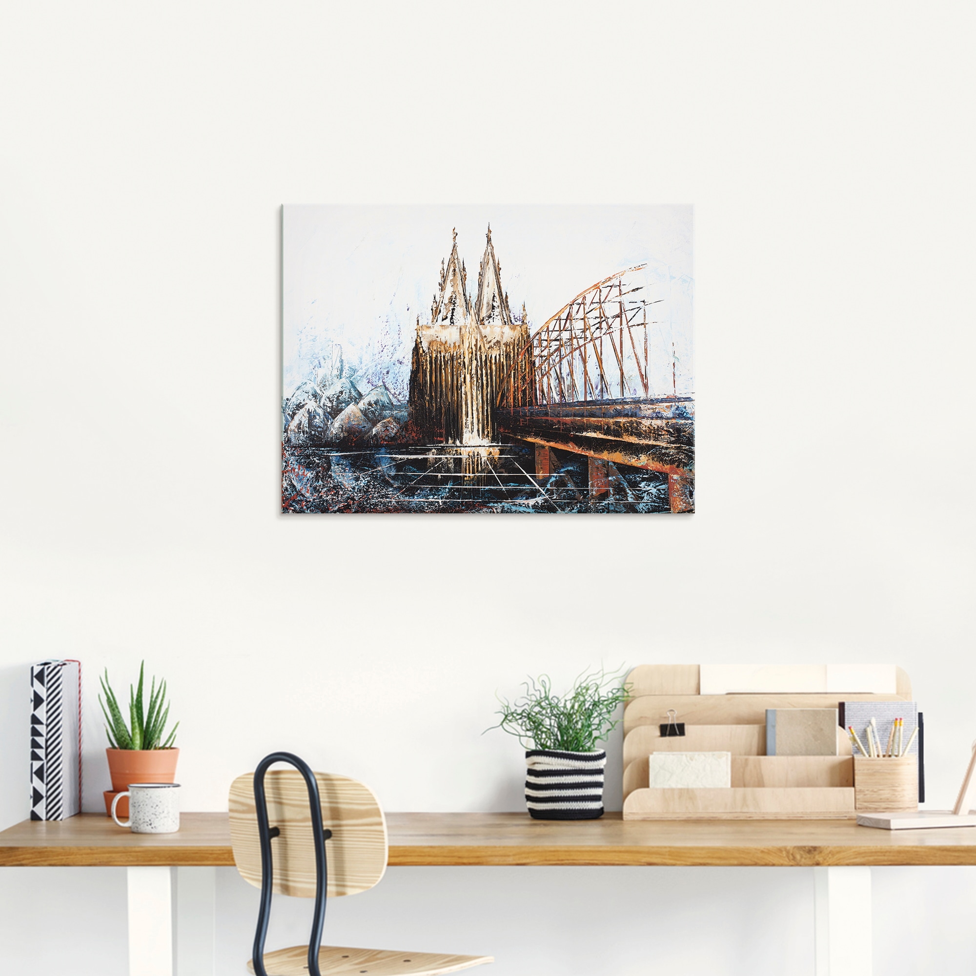 Artland Glasbild »Köln Impression« Deutschland 1 Stk. tlg. in verschiedenen Größen