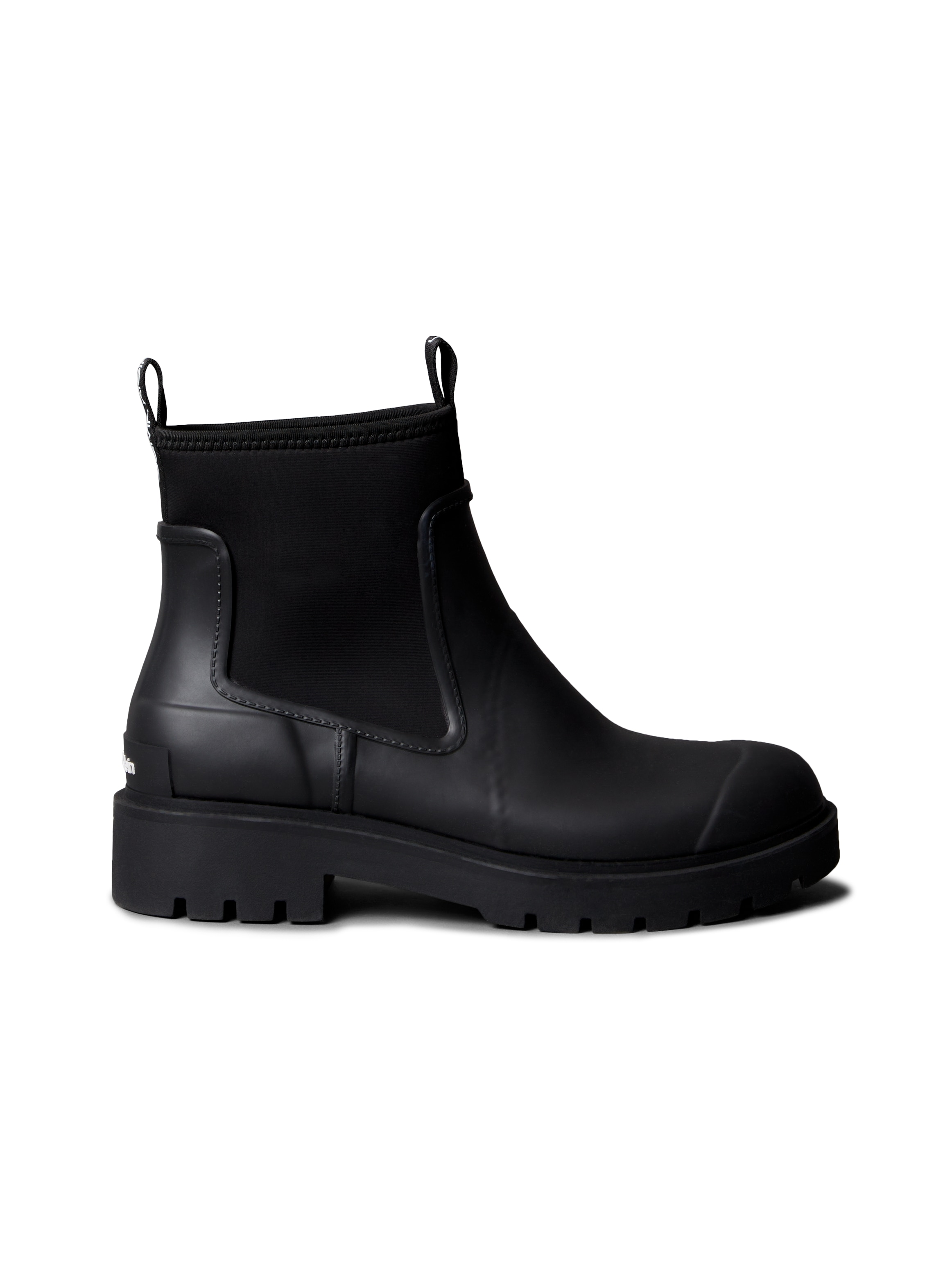 Calvin Klein Jeans Chelseaboots »COMBAT RAIN BOOT«, Stiefelette, Schlupfboots, Rainboots, Profilsohle, mit Anziehlasche