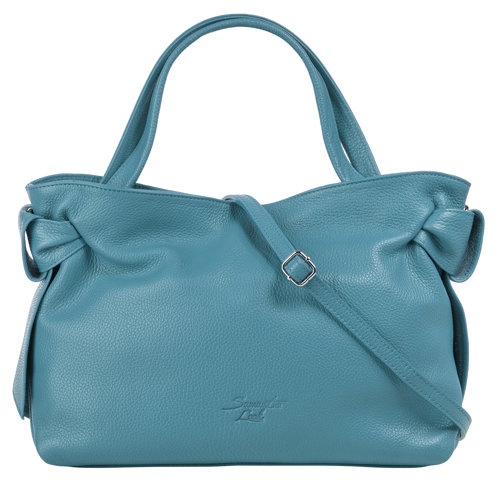 Samantha Look Henkeltasche, echt Leder, Made in Italy