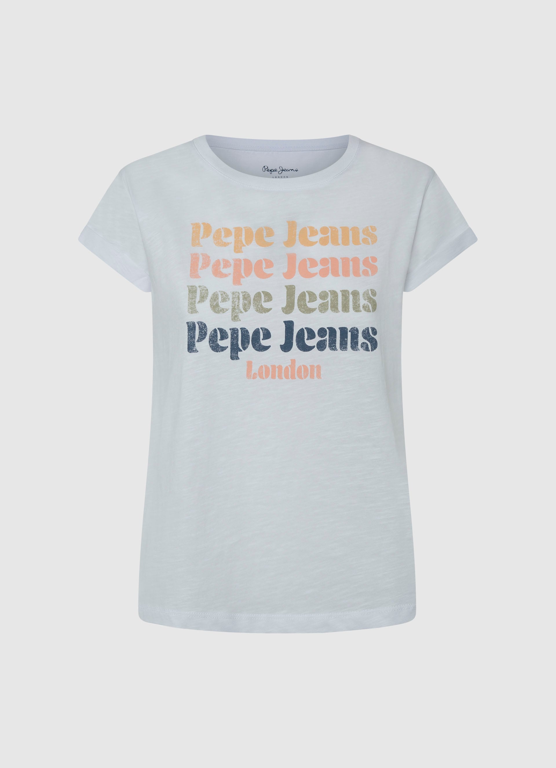 Pepe Jeans T-Shirt »EILEEN«, aus strukturierter Baumwollqualiät