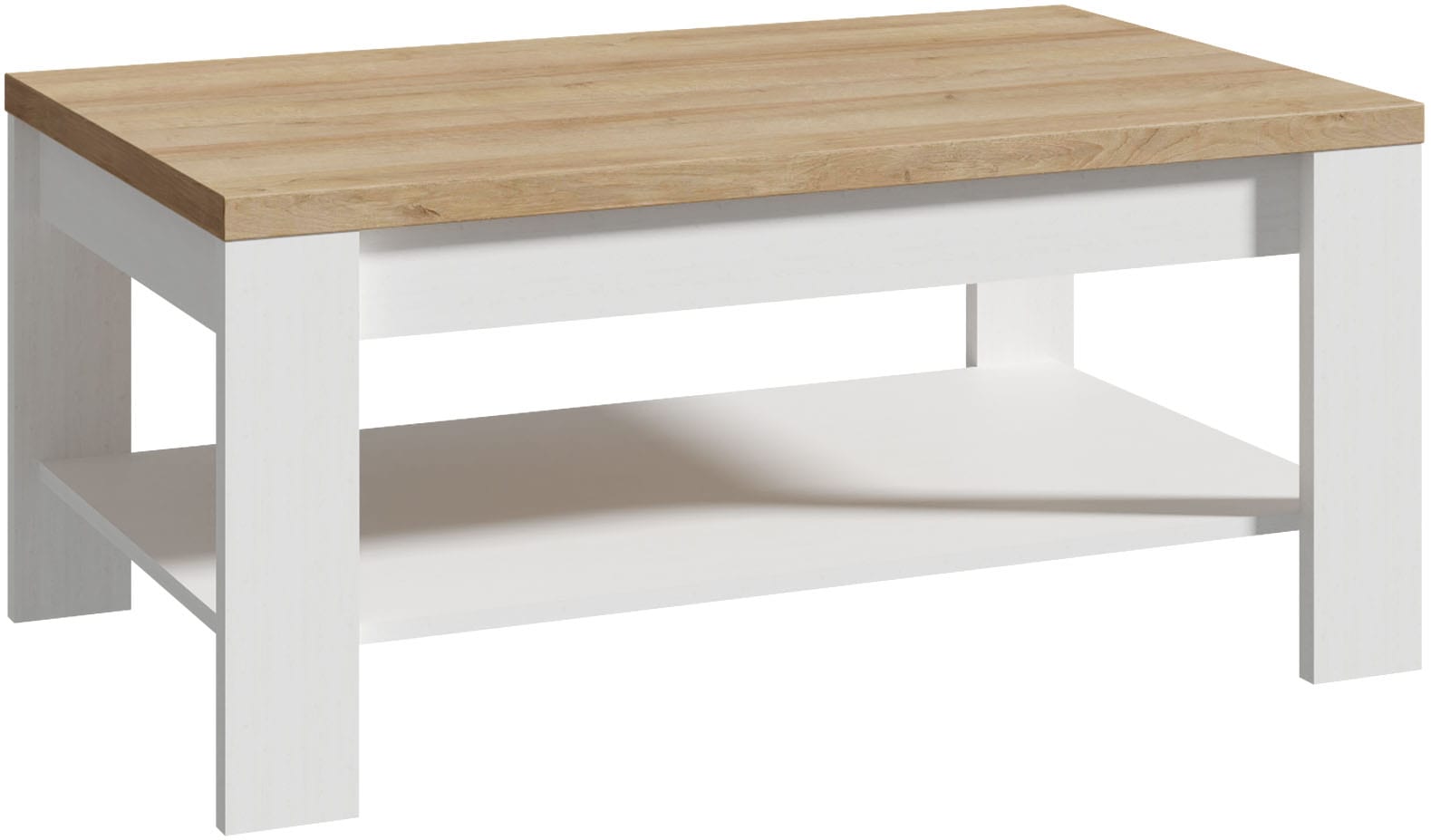 Bohol Coffee Table in Riviera Oak/White, none