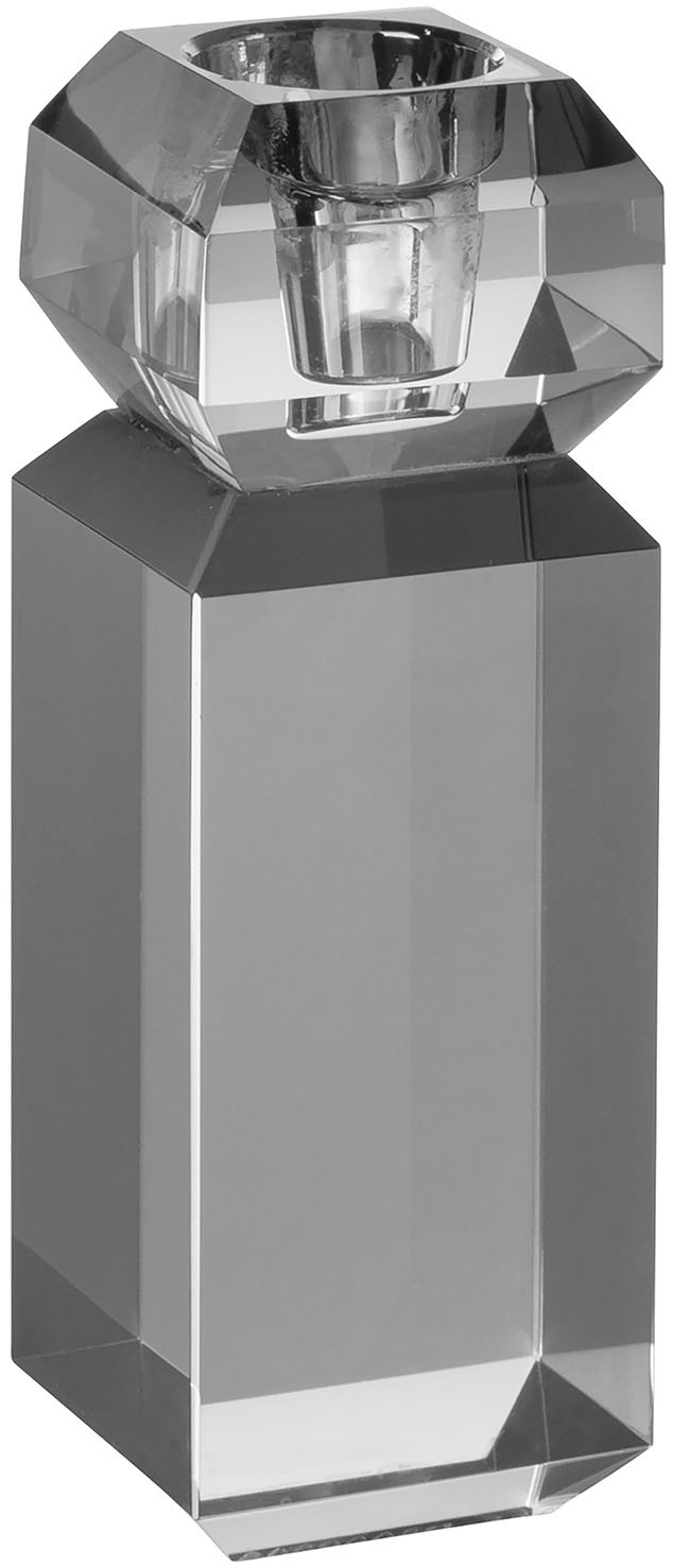 Fink Kerzenleuchter »ARTIS«, (1 St.), Stabkerzenhalter aus Kristallglas, eckig