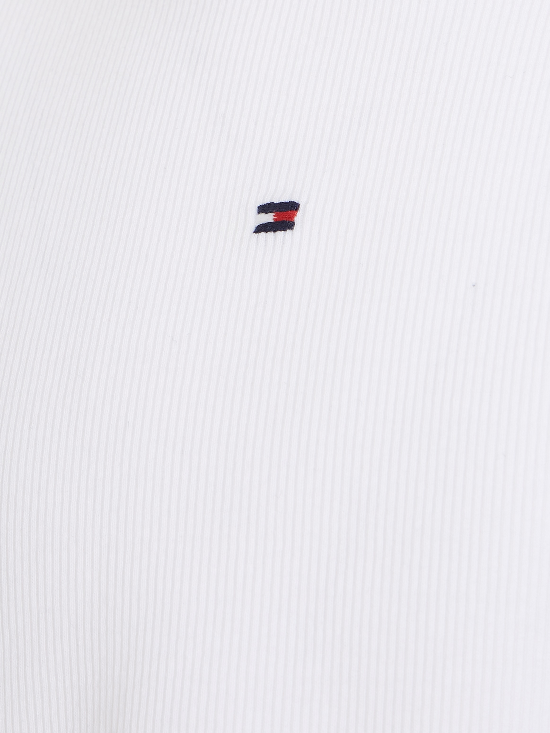Tommy Hilfiger Langarmshirt »ESSENTIAL RIB TOP L/S«, mit Babylock Saum