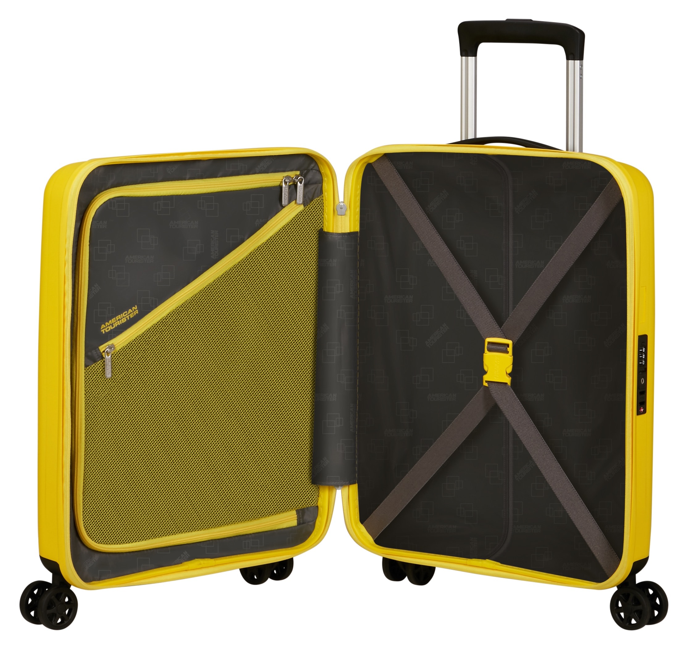 American Tourister® Hartschalen-Trolley »REJOY, verschiedene Größen und Farben«, 4 Rollen, Hartschalen-Koffer personalisierbar versenktes TSA-Schloss