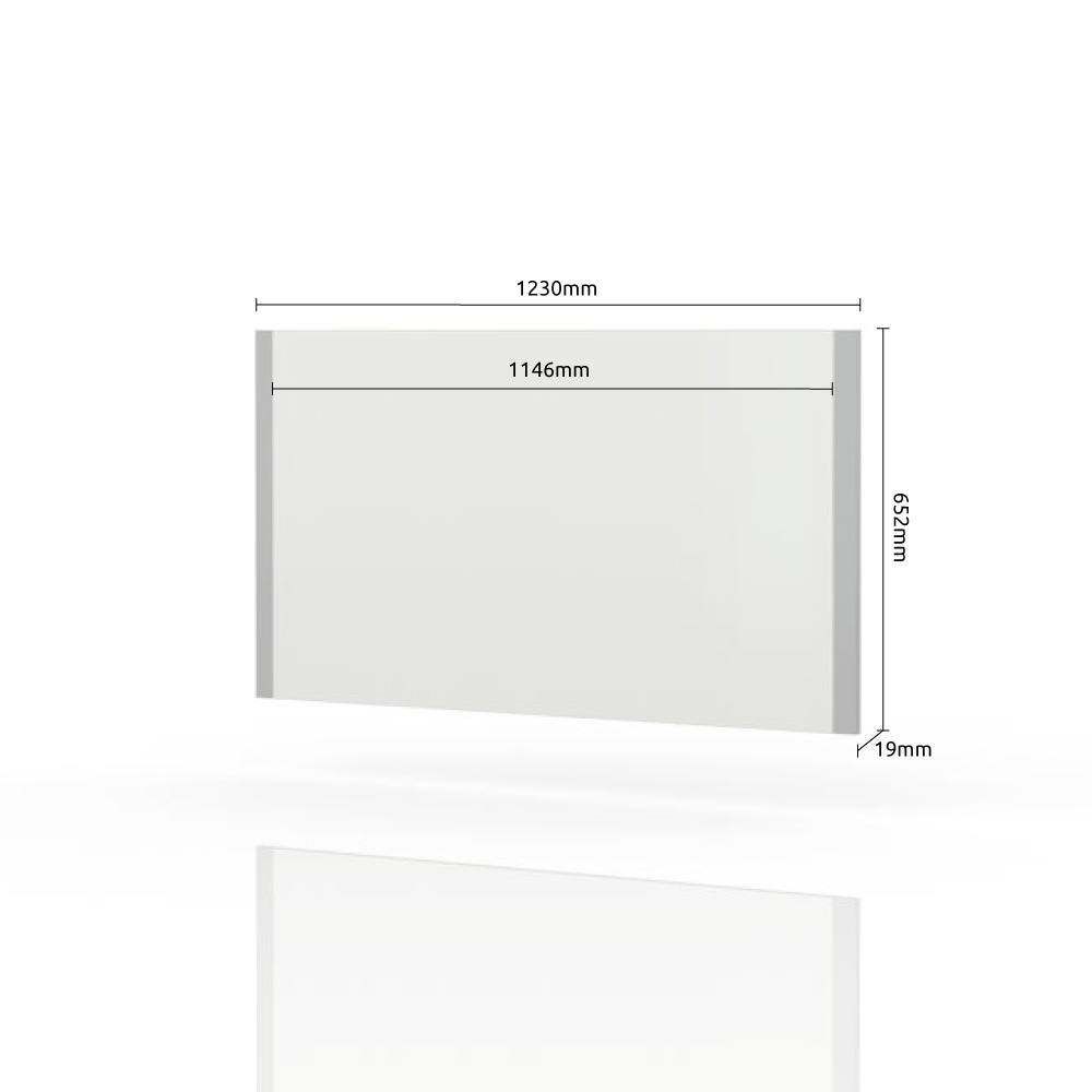 Places of Style Wandspiegel »Piano«, Maße (B/T/H): 123/2/65 cm