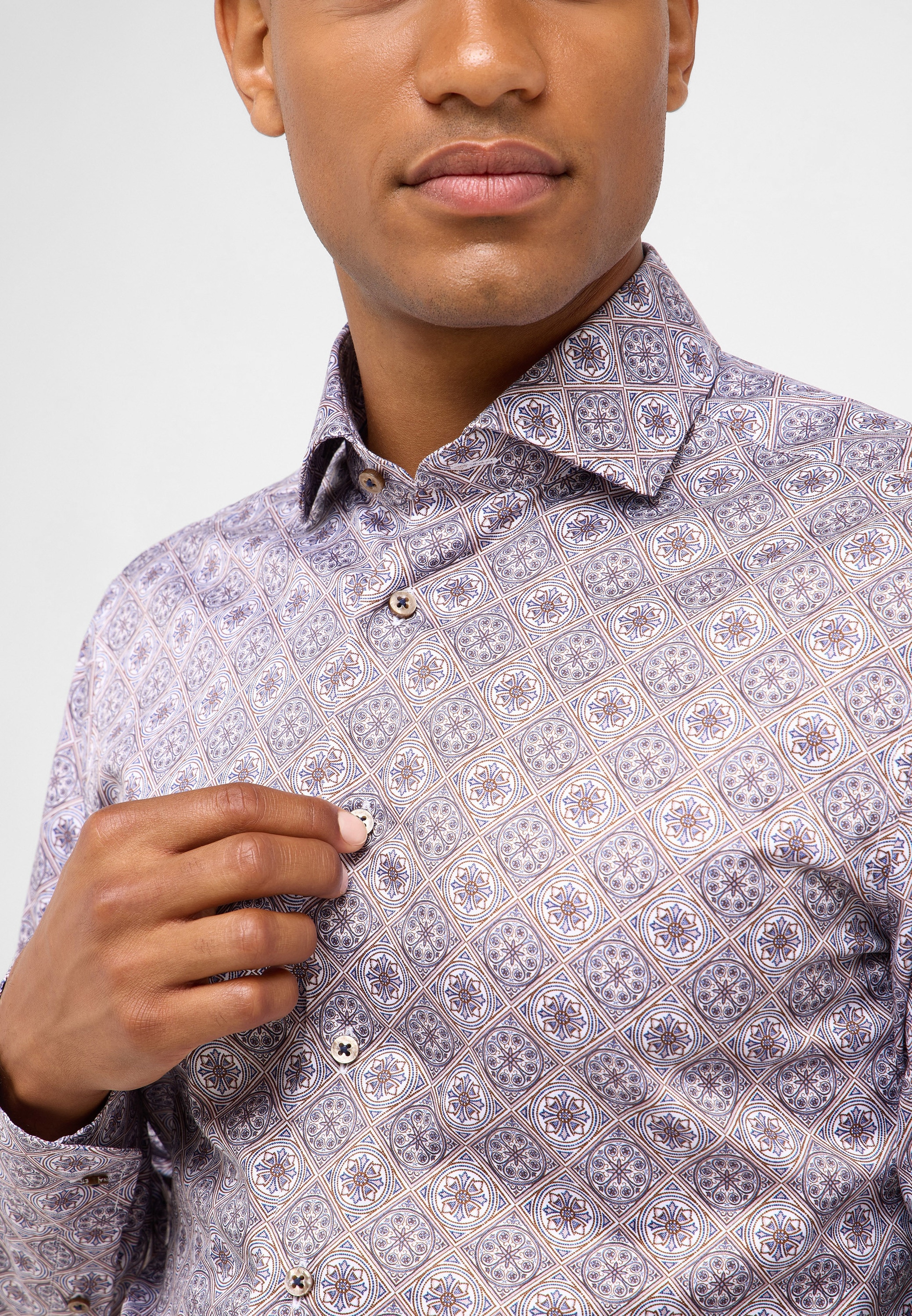 Eterna Langarmhemd »SLIM FIT«, NON IRON (bügelfrei)