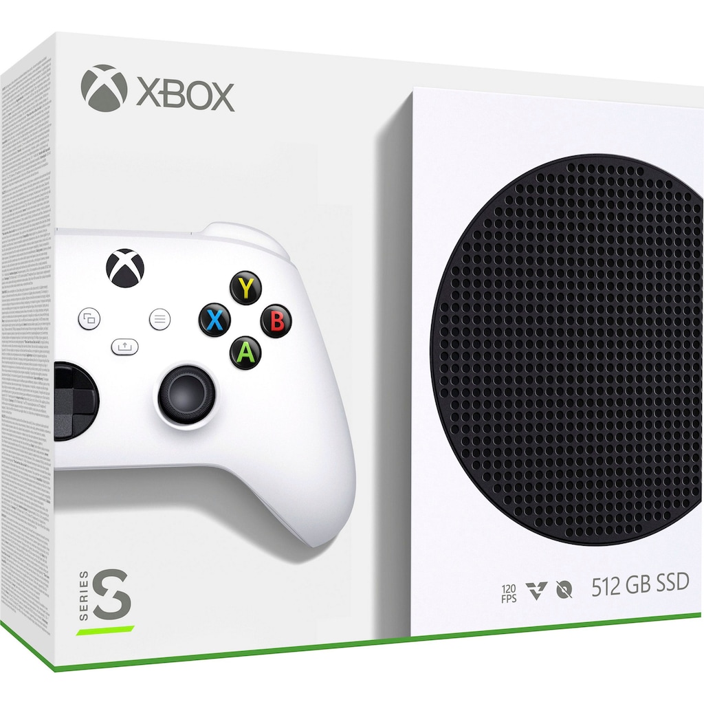 Xbox Spielekonsole »Series S«, inkl. 2. Controller - Aqua Shift