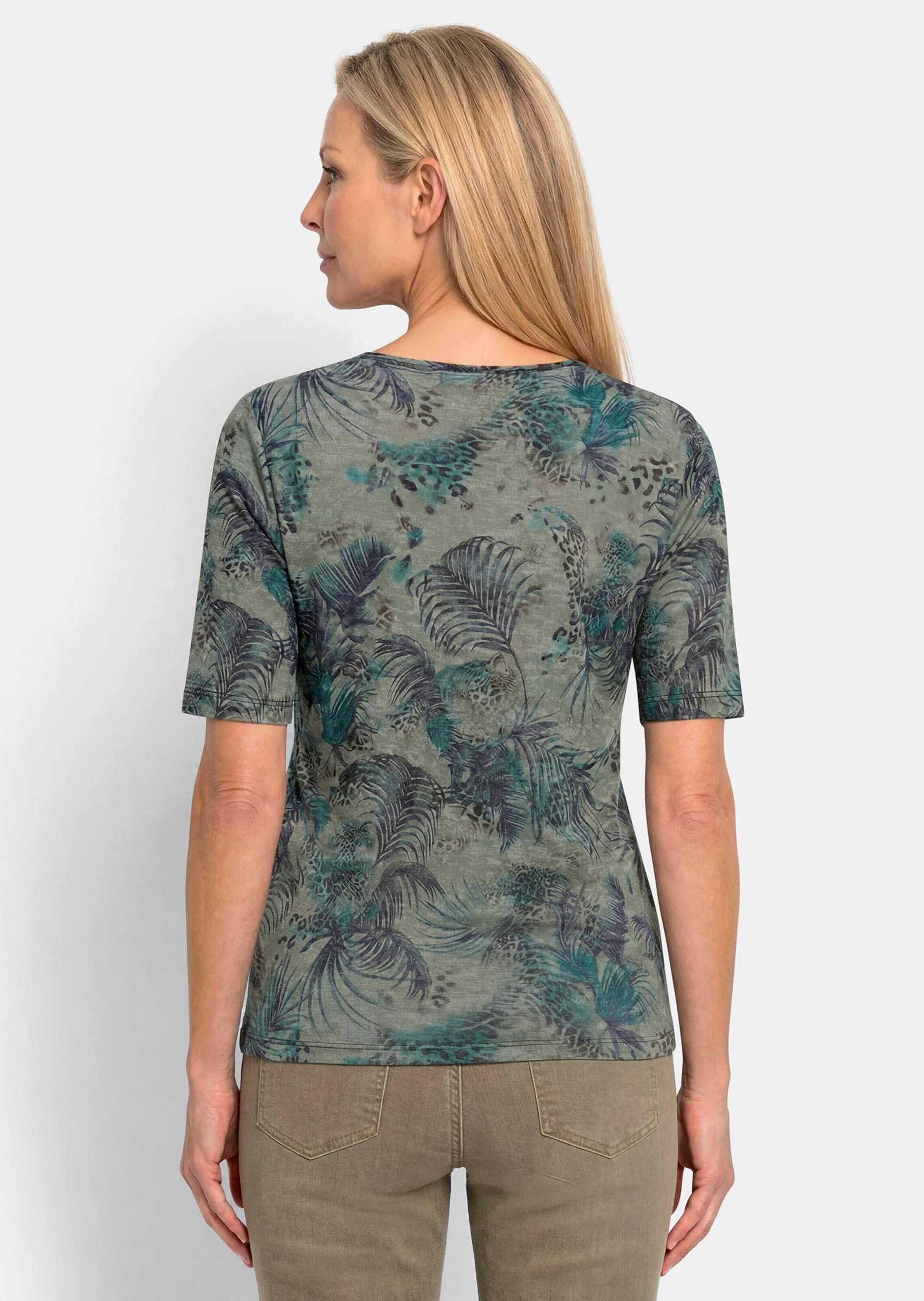 GOLDNER Kurzarmshirt »Sommershirt aus pflegeleichtem Viskose-Jersey« stretchbequemer Viskosejersey