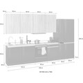 HELD MÖBEL Küchenzeile »Ohio«, mit E-Geräten, Breite 330 cm