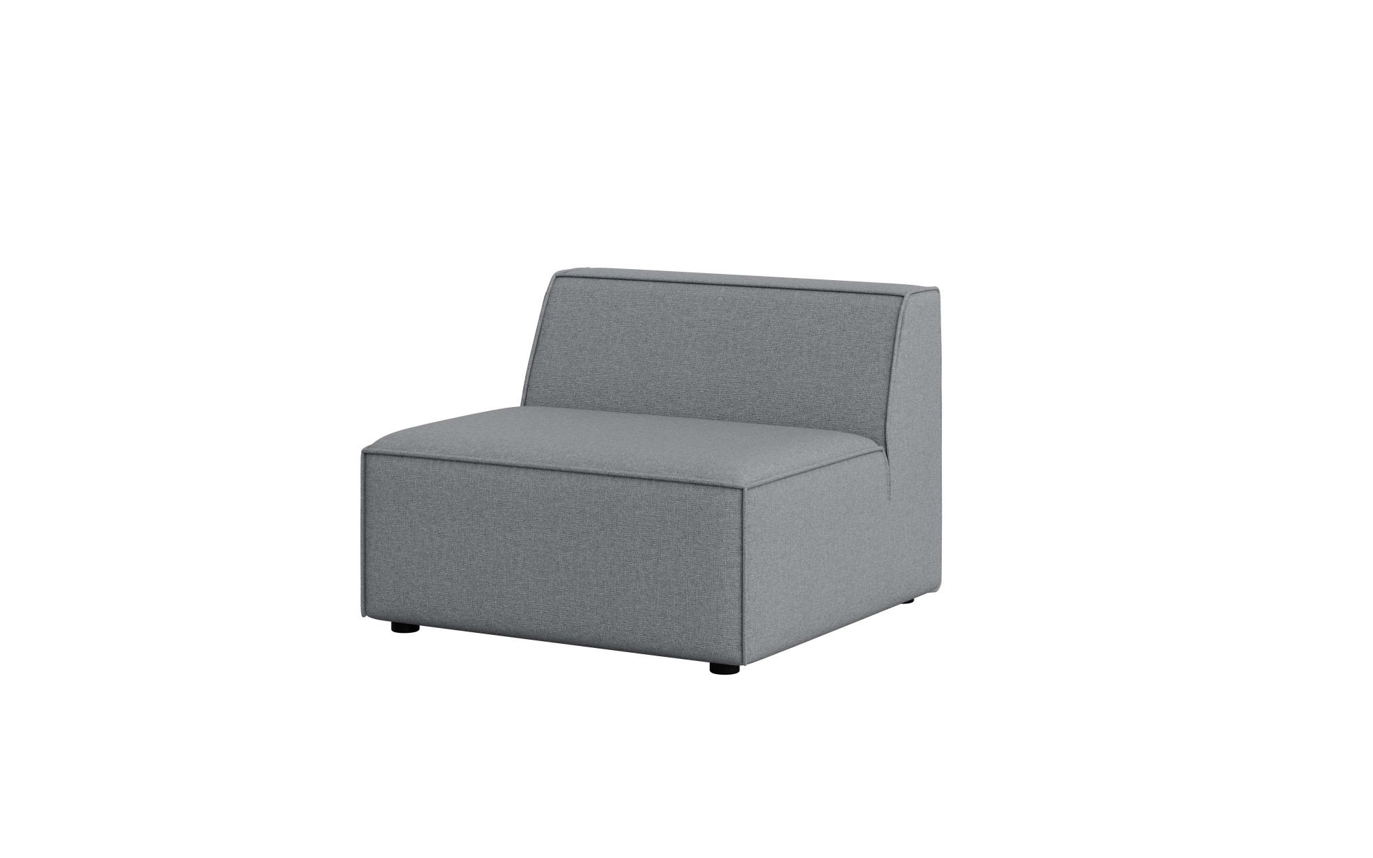 INOSIGN Sessel »Bequemer Sessel Cavan, Maße B/T/H: 90/90/72 cm«, ohne Armlehne, mit Wellenunterfederung, auch in Bouclé