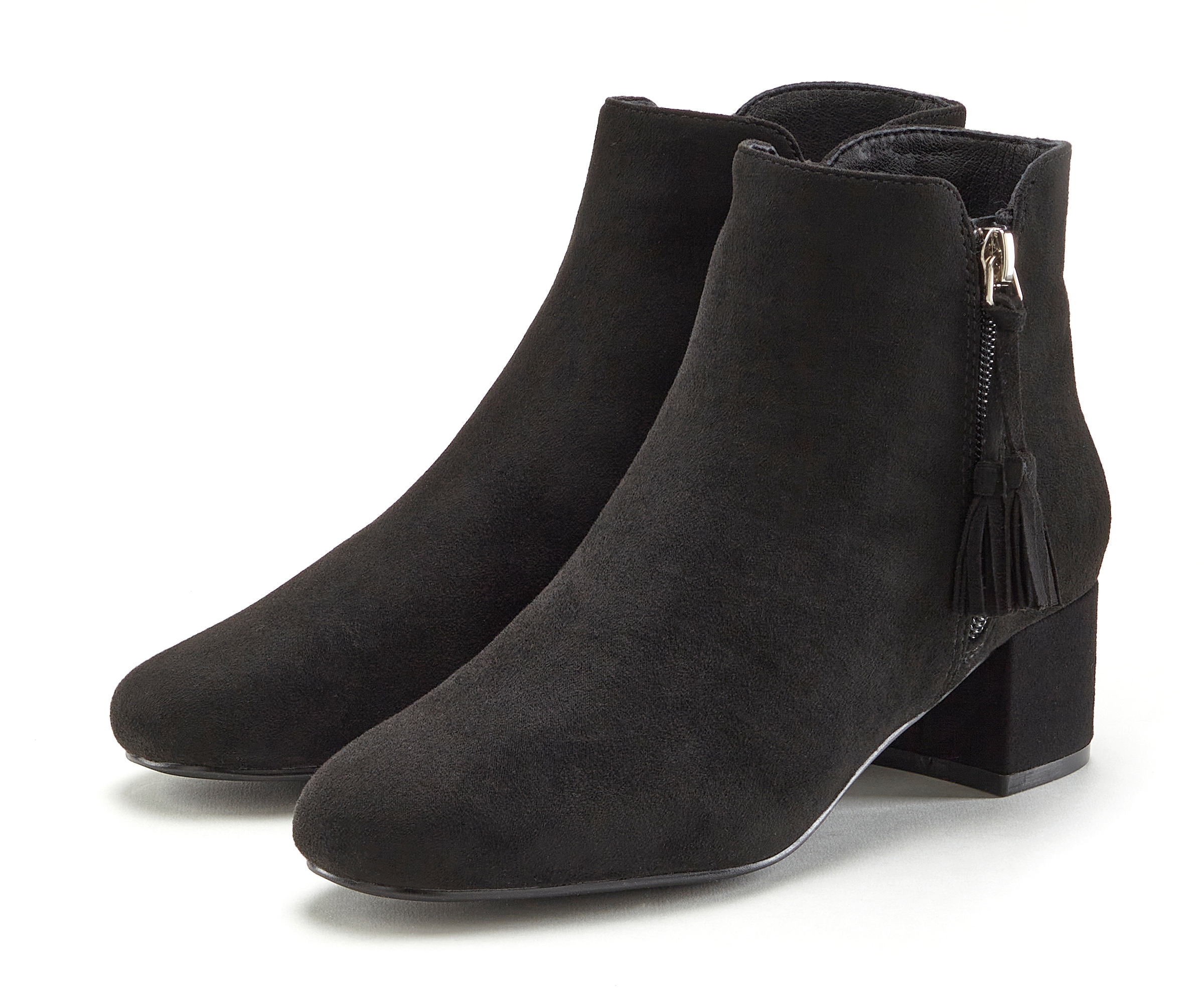 Stiefelette, Stiefel, Boots mit bequemem Blockabsatz VEGAN