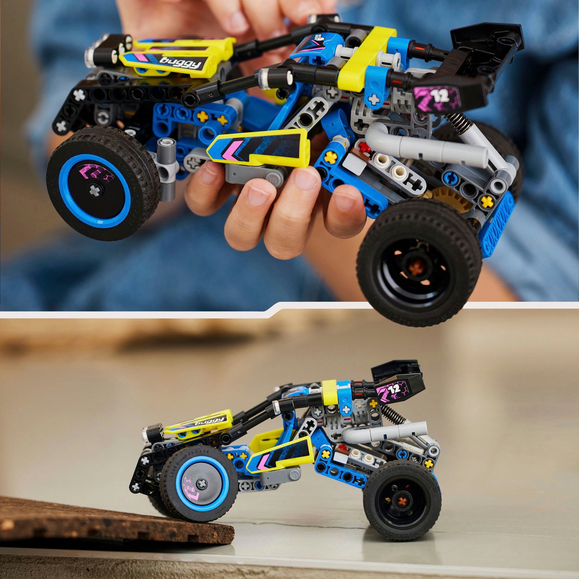LEGO® Konstruktionsspielsteine »Offroad Rennbuggy (42164), LEGO Technic«, (219 St.), Made in Europe