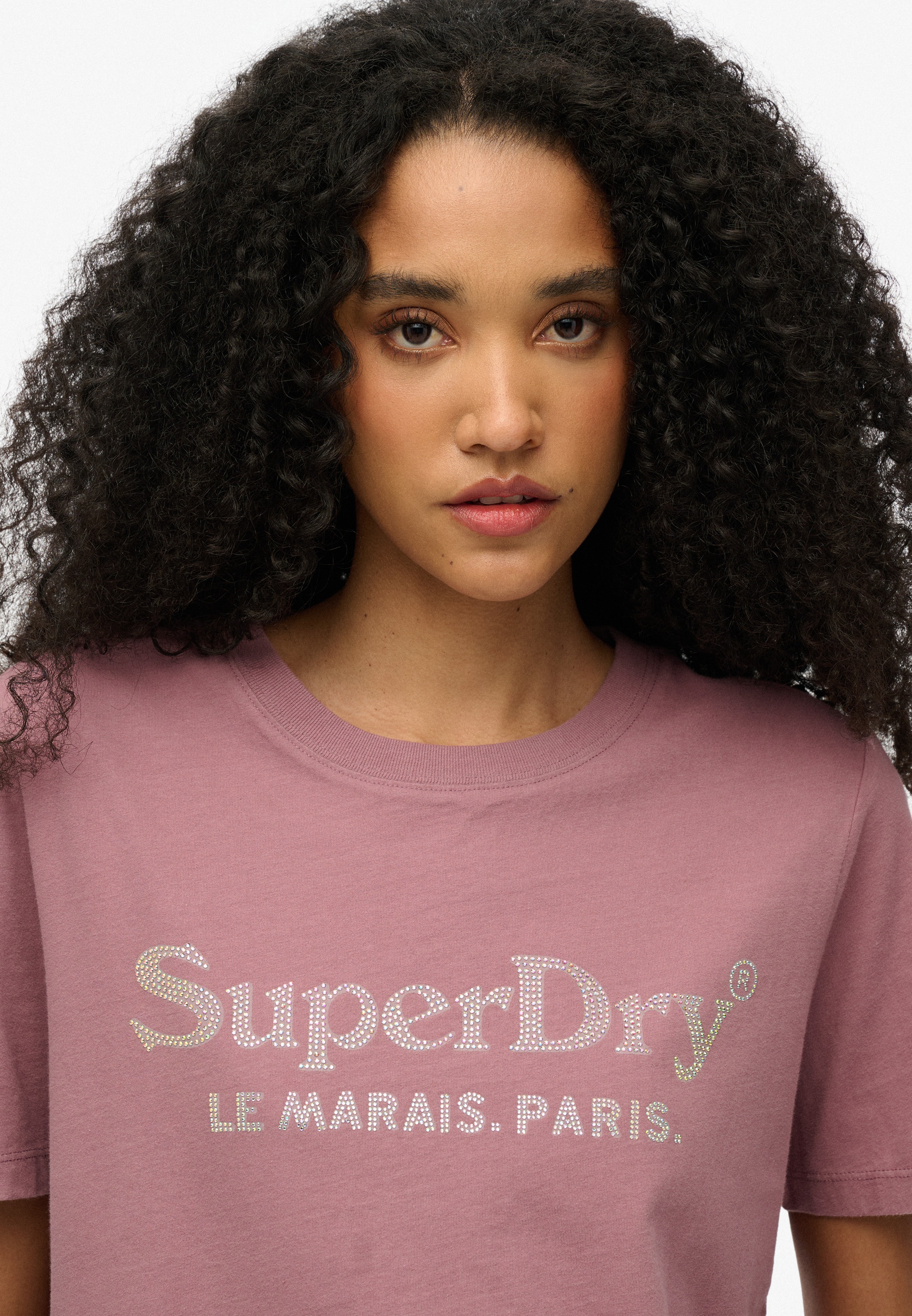 Superdry Kurzarmshirt »VENUE METALLIC RELAXED TEE«