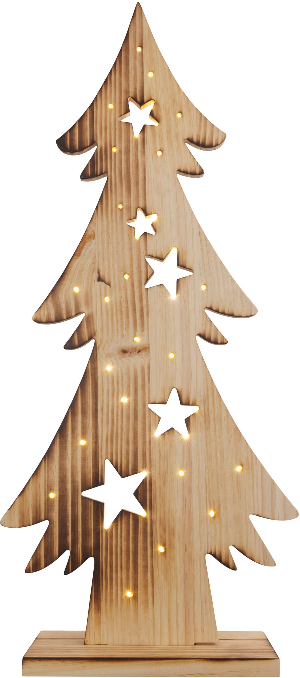näve LED Baum »Tannenbaum, Holz«, Batteriebetrieben cm, Höhe XXL Holz-Stehleuchte, | ca. Jahren aus kaufen mit 80 Weihnachtsdeko online 3 Garantie