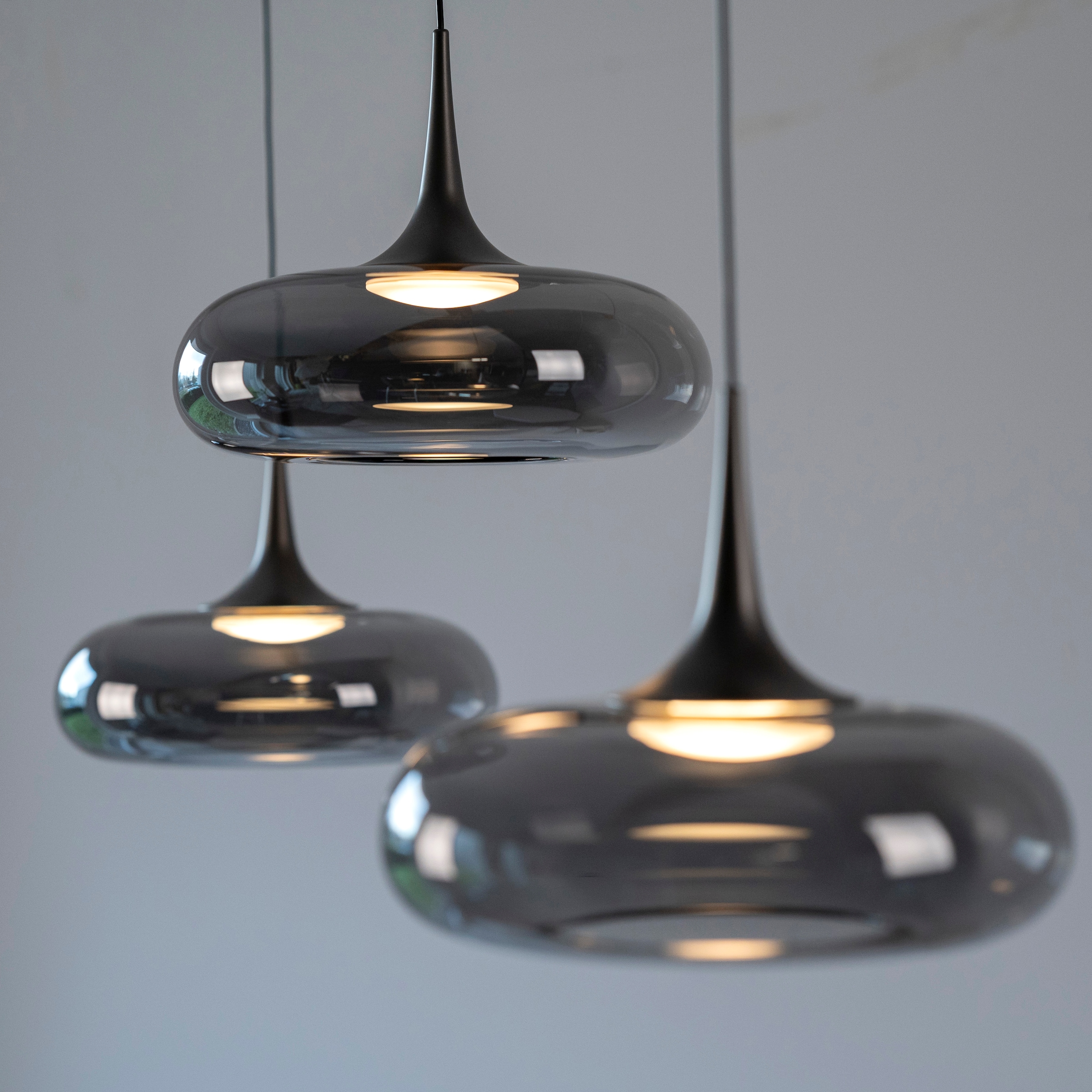 SCHÖNER WOHNEN-Kollektion LED Pendelleuchte »POSH« LED-Board 1 Stk. Warmweiß SCHÖNER WOHNEN Kollektion, SimplyDim, Memoryfunktion, Comfort-Lift