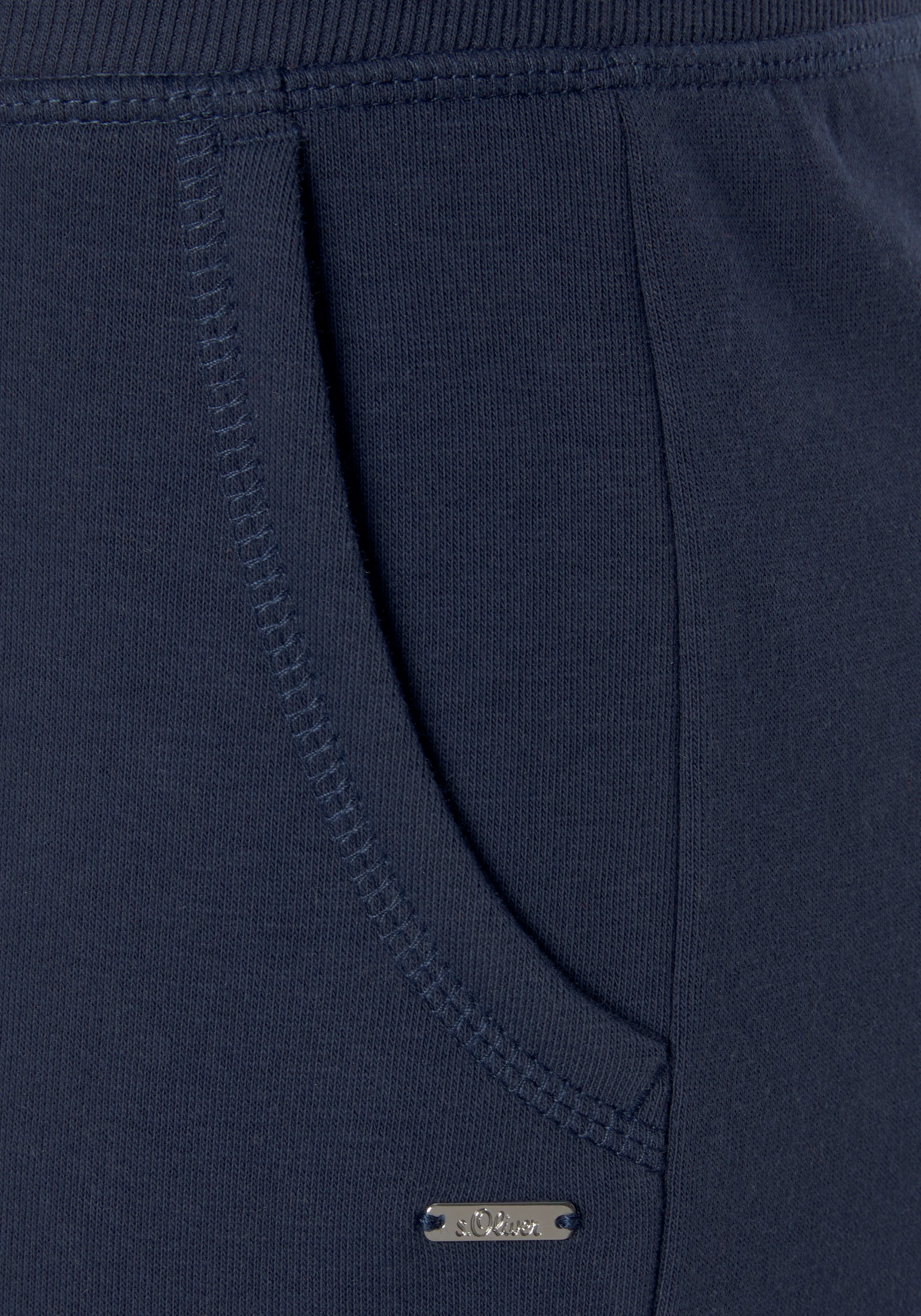 s.Oliver Relaxshorts, mit Norwegermuster Details, Loungeanzug