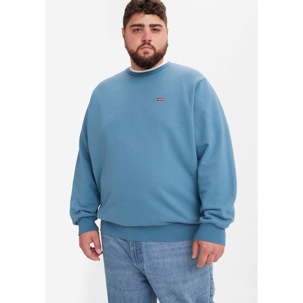 Levi's® Plus Sweatshirt »BIG ORIGINAL HM CREW«, mit Batwing-Logobadge