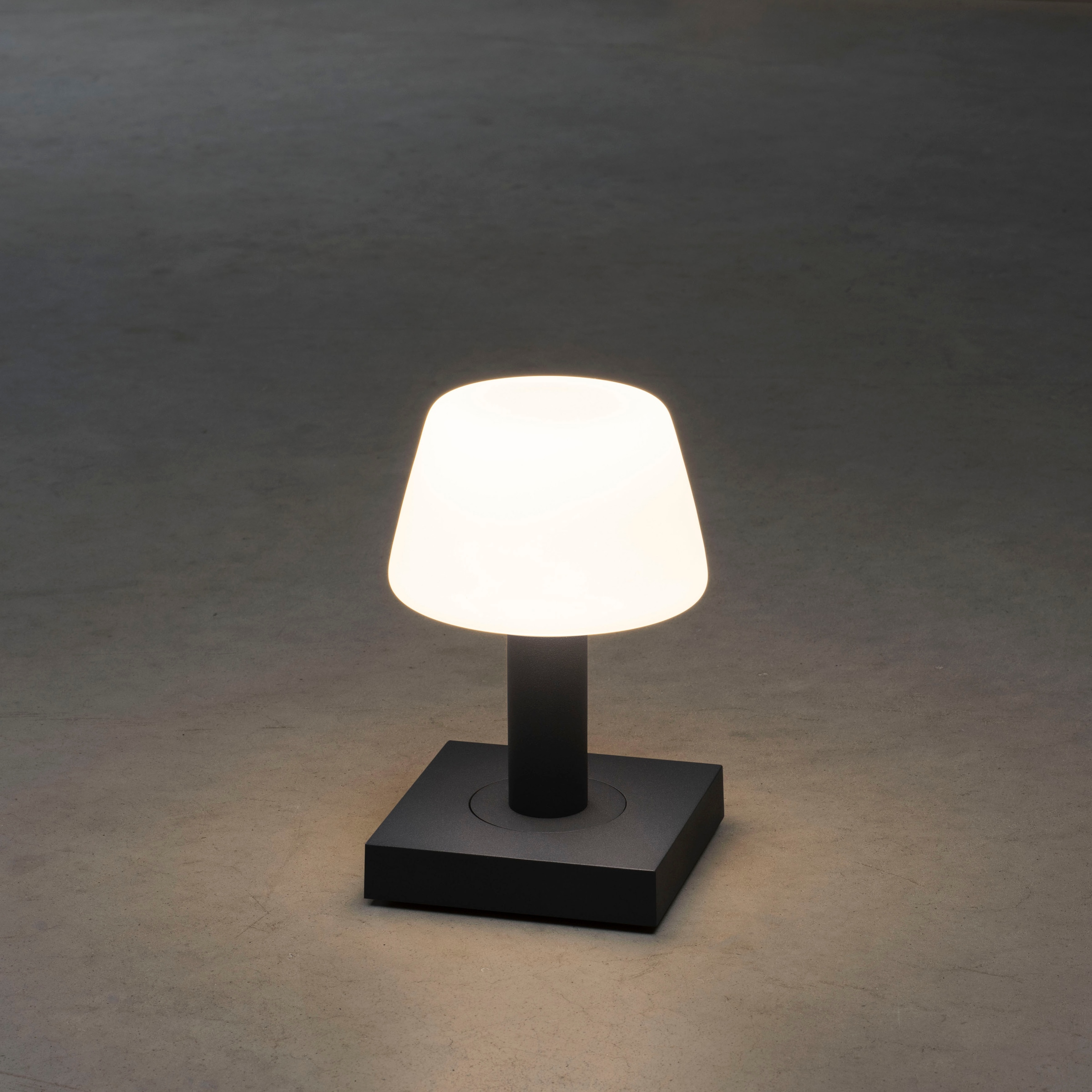 KONSTSMIDE LED Tischleuchte »Monaco«, Leuchtmittel LED-Modul | LED fest integriert, Monaco USB-Tischleuchte, 2700/3000K, dimmbar, Glas
