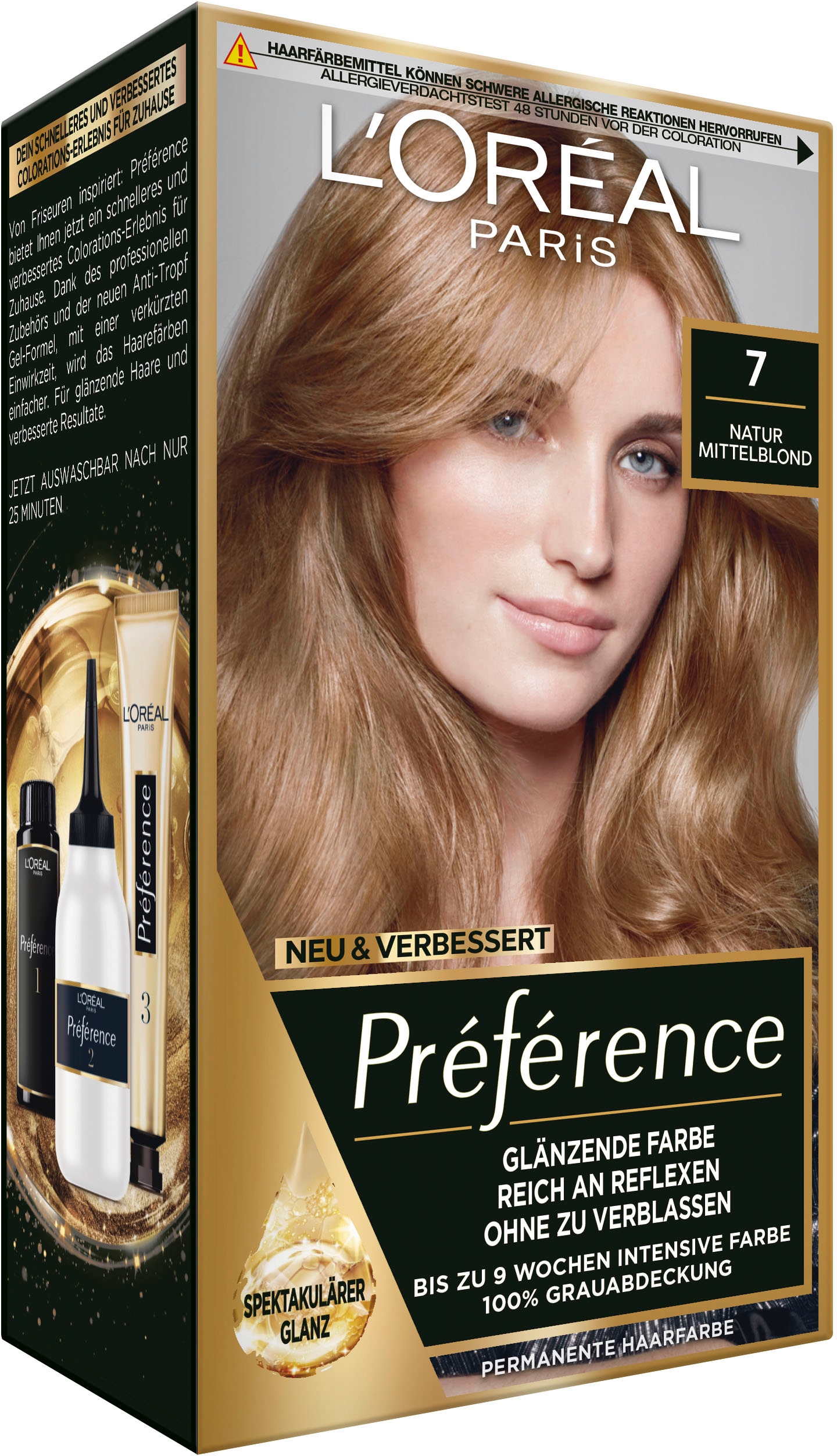 L'ORÉAL PARIS Coloration »Préférence«, (3er Pack), mit pflegender Formel
