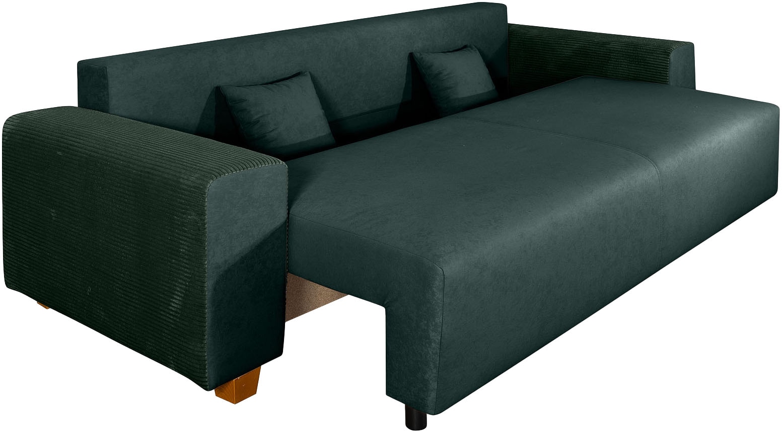 COLLECTION AB Schlafsofa »Yves, Liegefläche (B/T): 142/194 cm«, inkl. Bettfunktion, Bettkasten, Federkern & Zierkissen