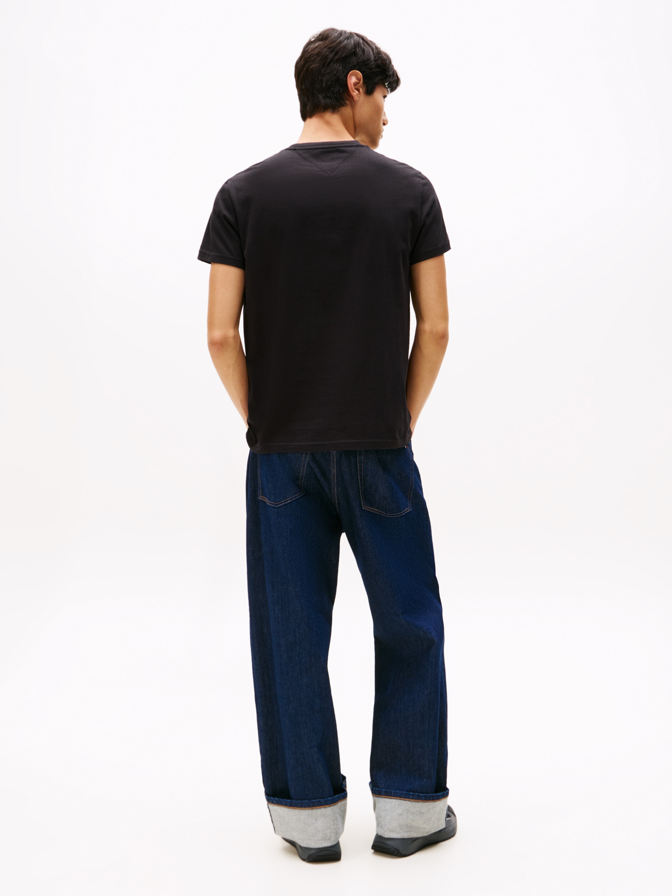 Tommy Jeans T-Shirt »TJM RWB FLAG TEE EXT«, Slim fit, mit Rundhals