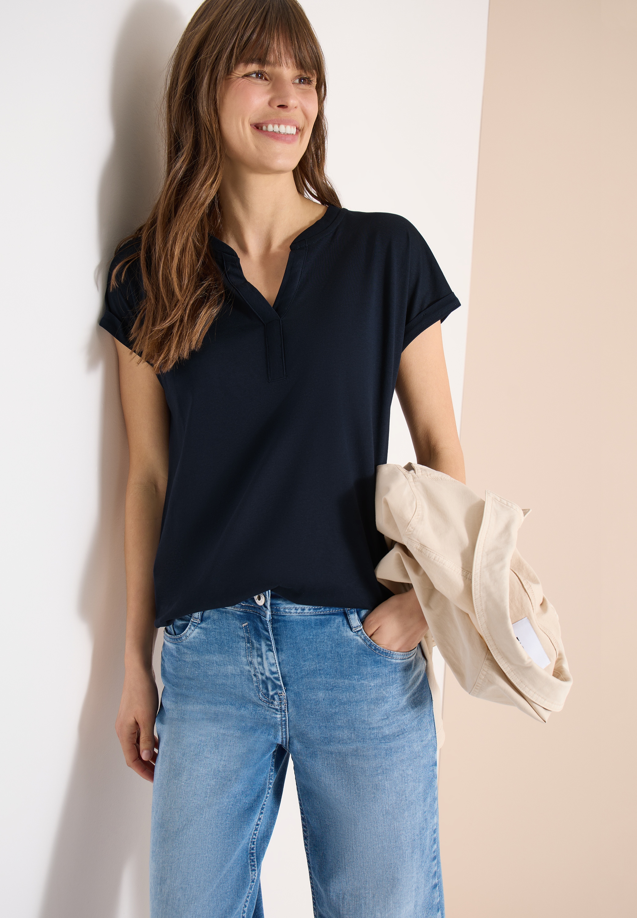 Cecil T-Shirt mit elastischem Bund